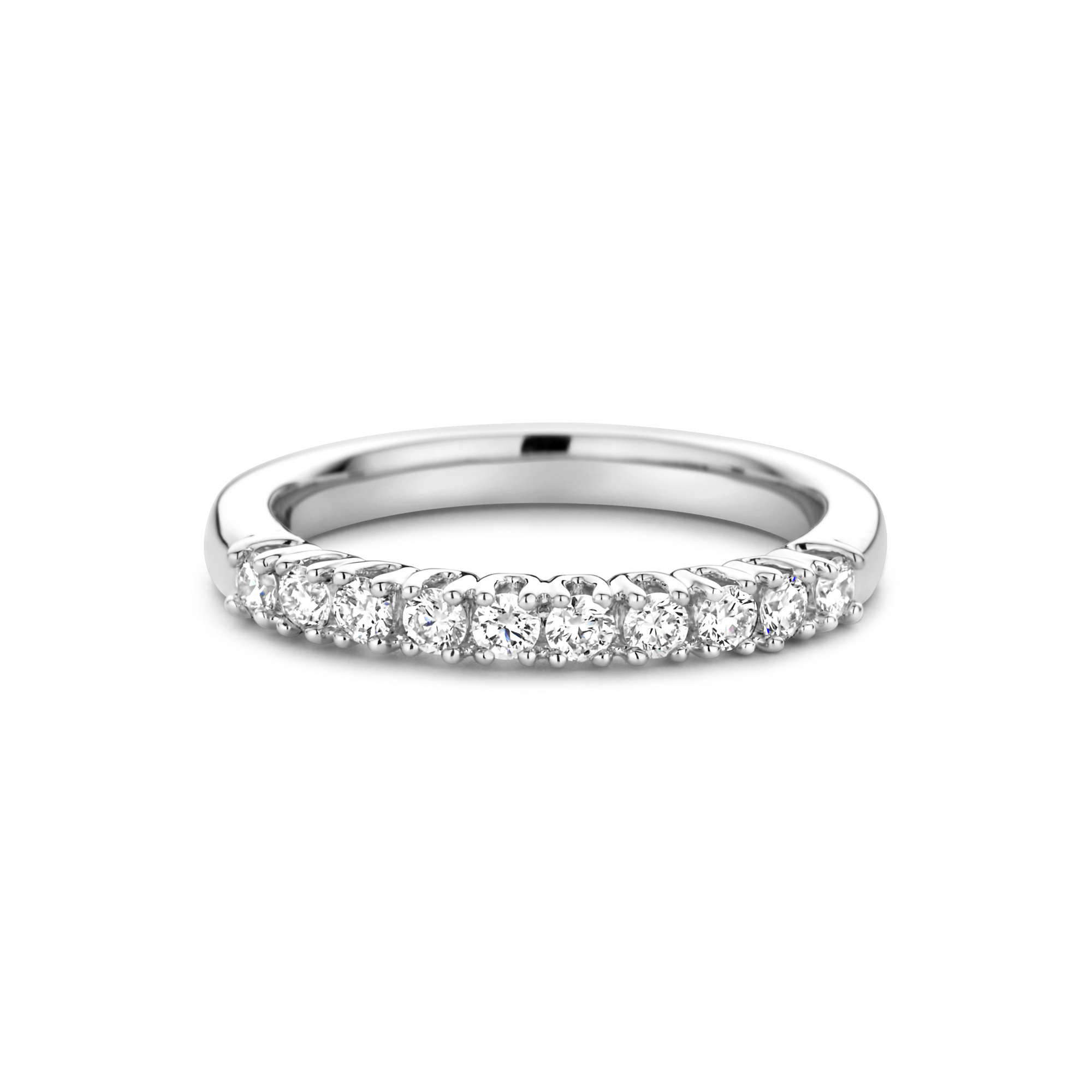 Witgouden ring met lab grown diamant SR6394-W