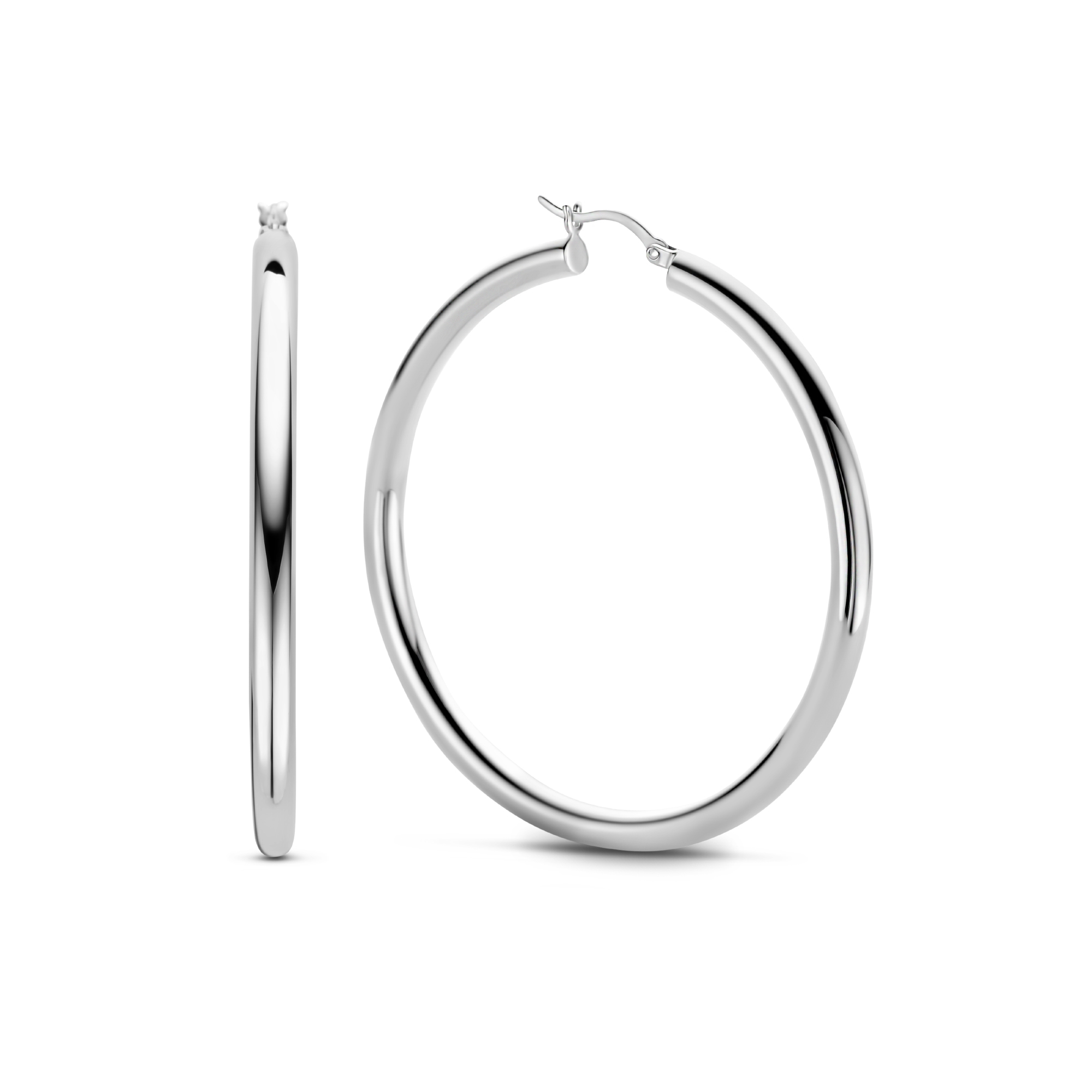 Sterling Zilveren oorringen 50 mm 24-4339-0080