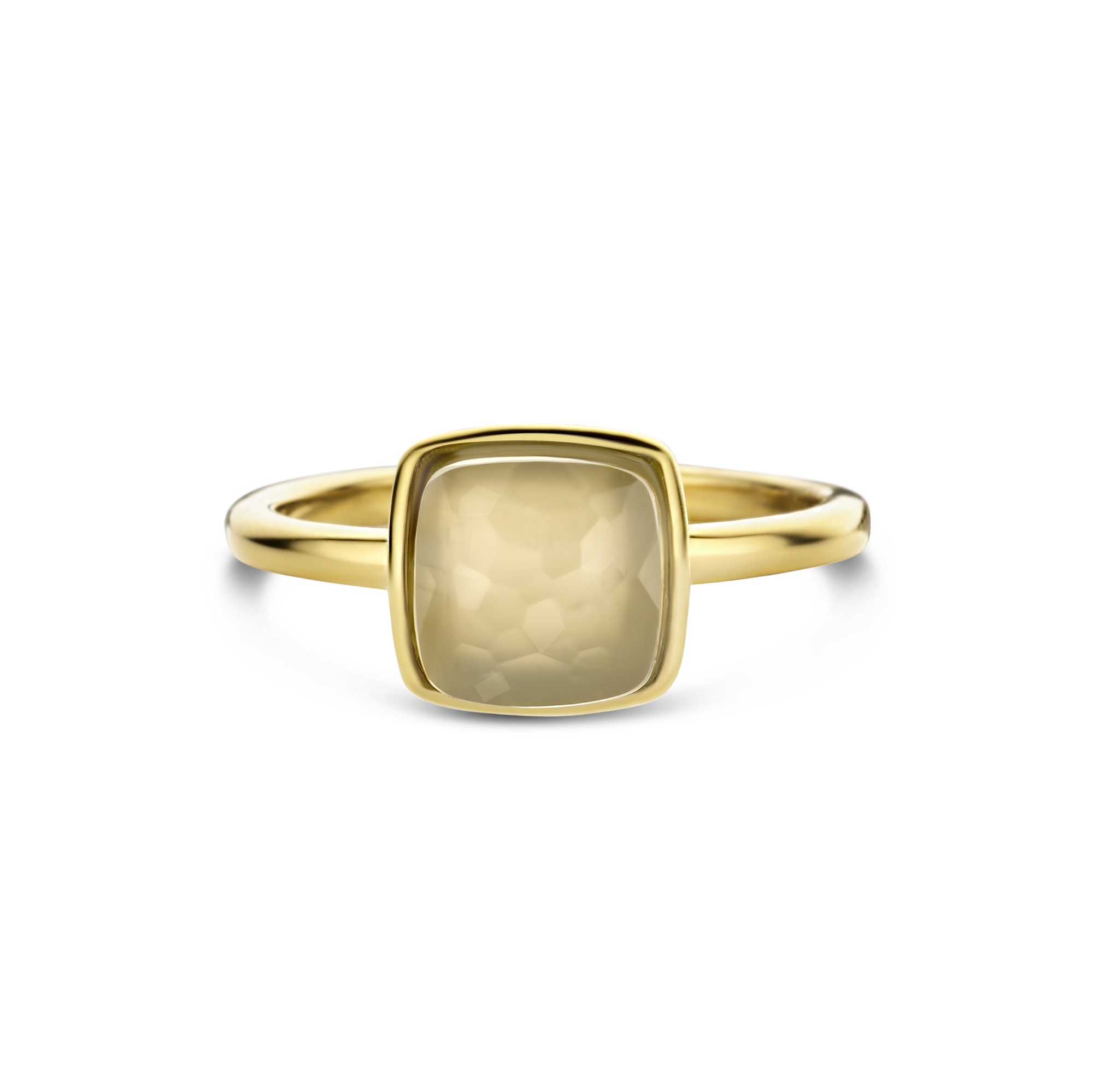 Gold plated ring met maansteen 01.446GM.35