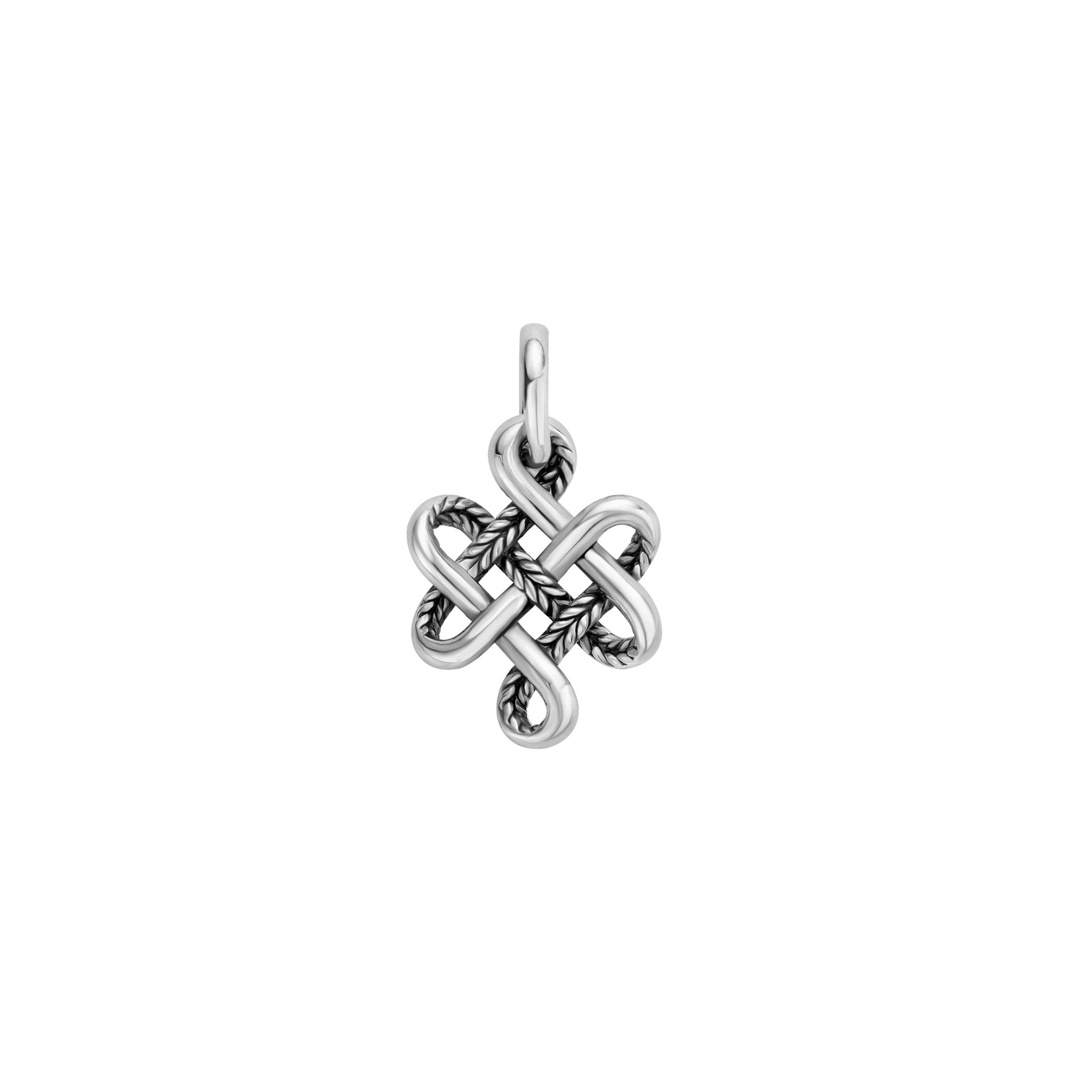 Hanger Endless Knot XS van sterling zilver 665