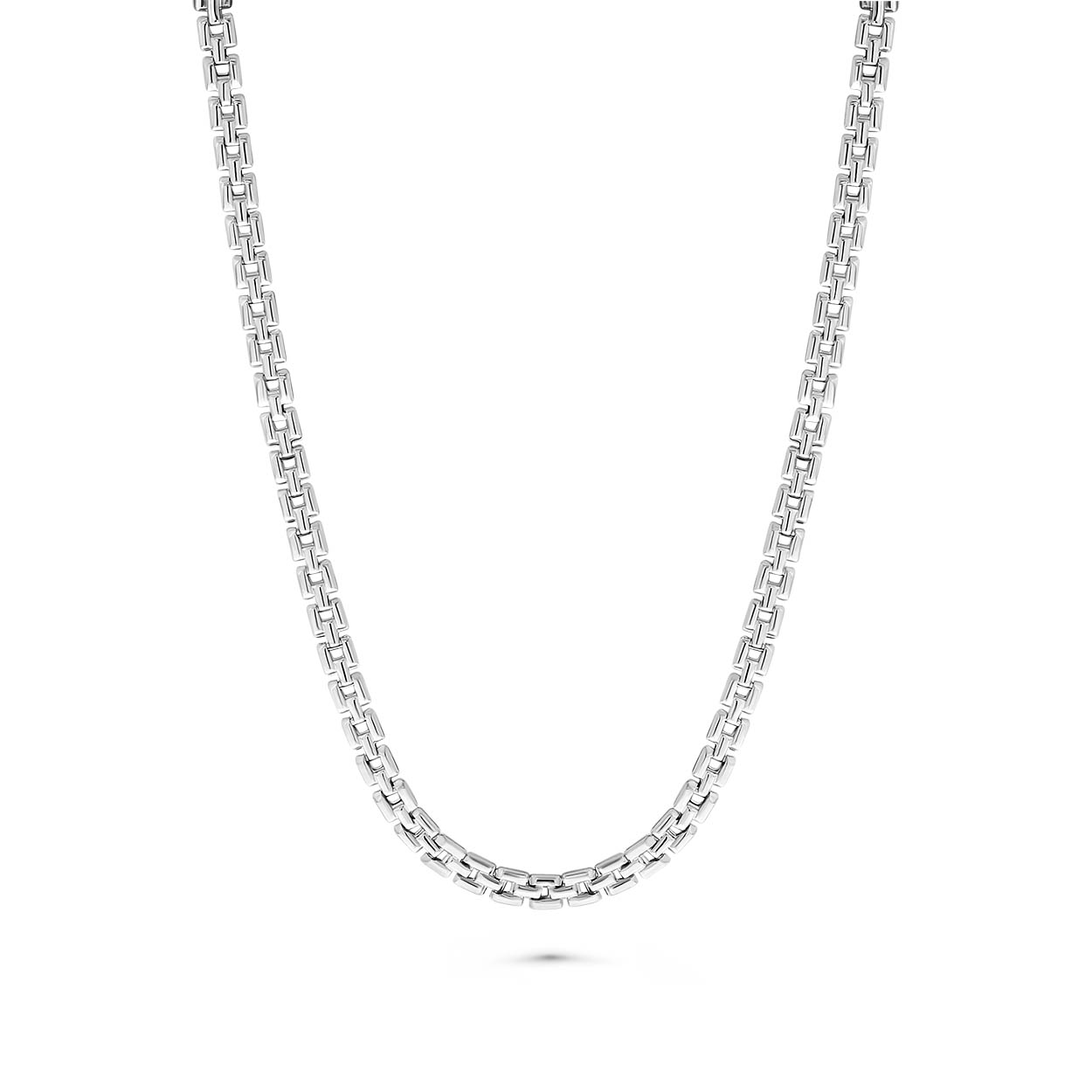 Sterling zilveren schakel collier 2196HK-0089