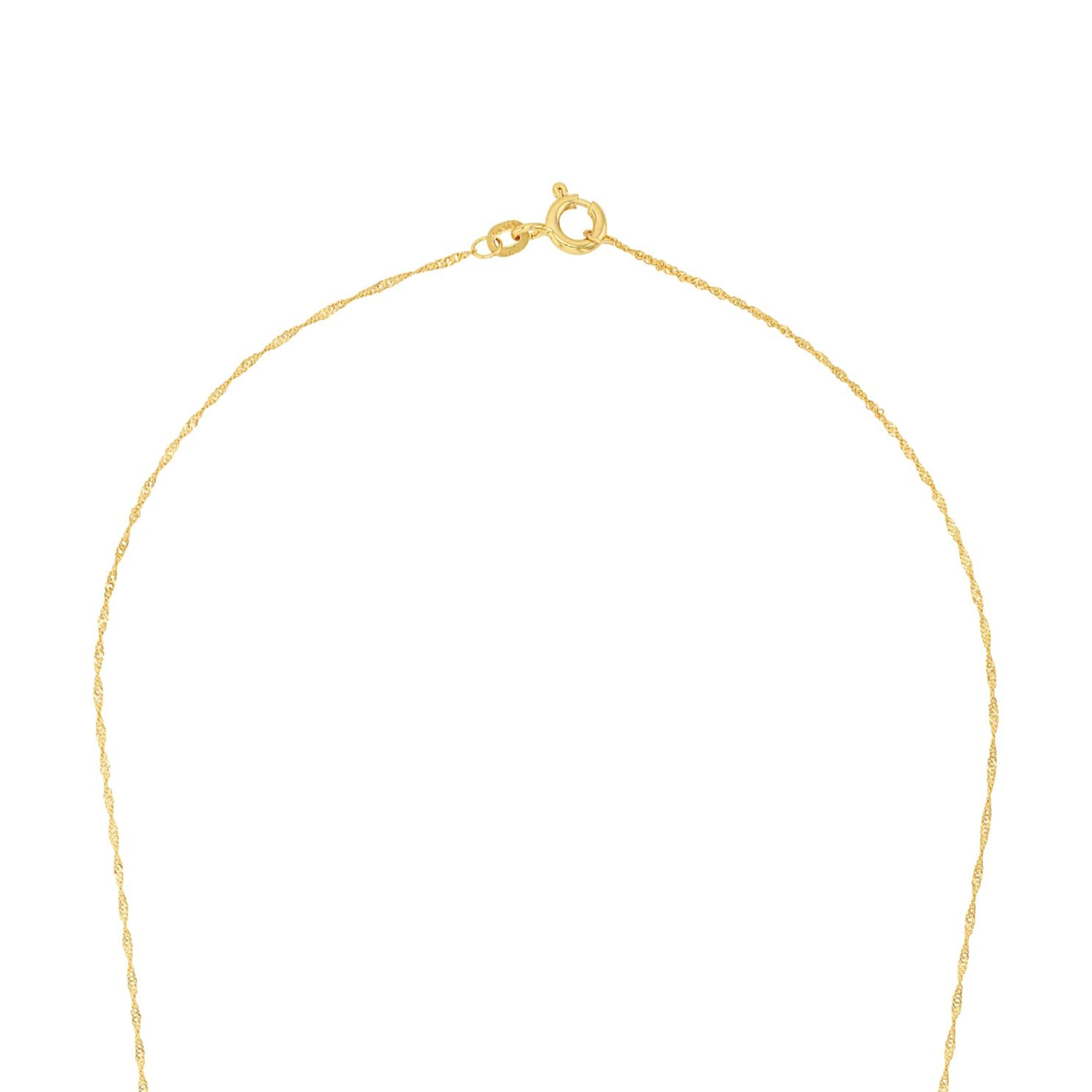 Schakelketting Singapore van geelgoud - 9980567