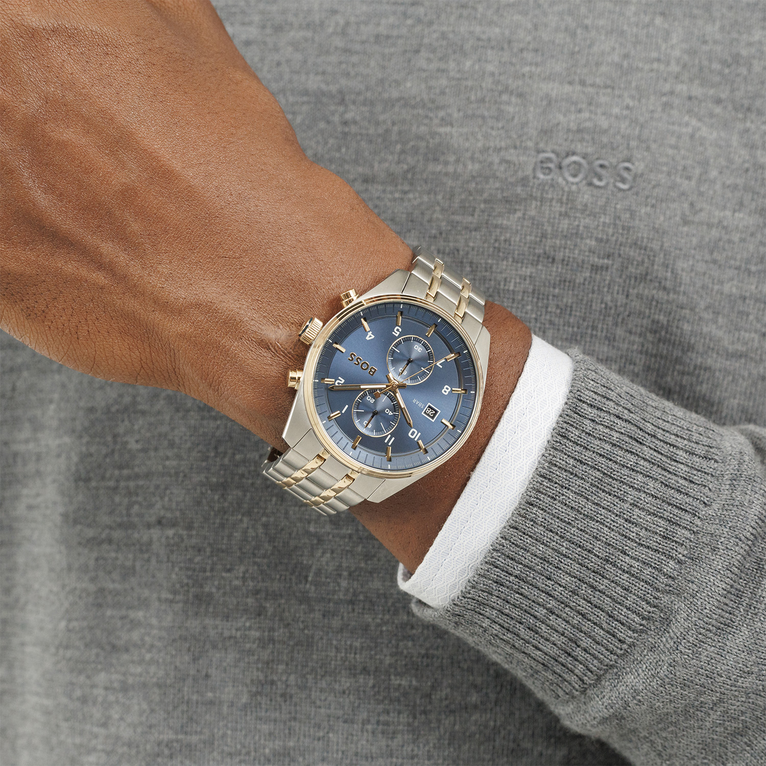 Herenhorloge Skytraveller Bicolor - HB1514247