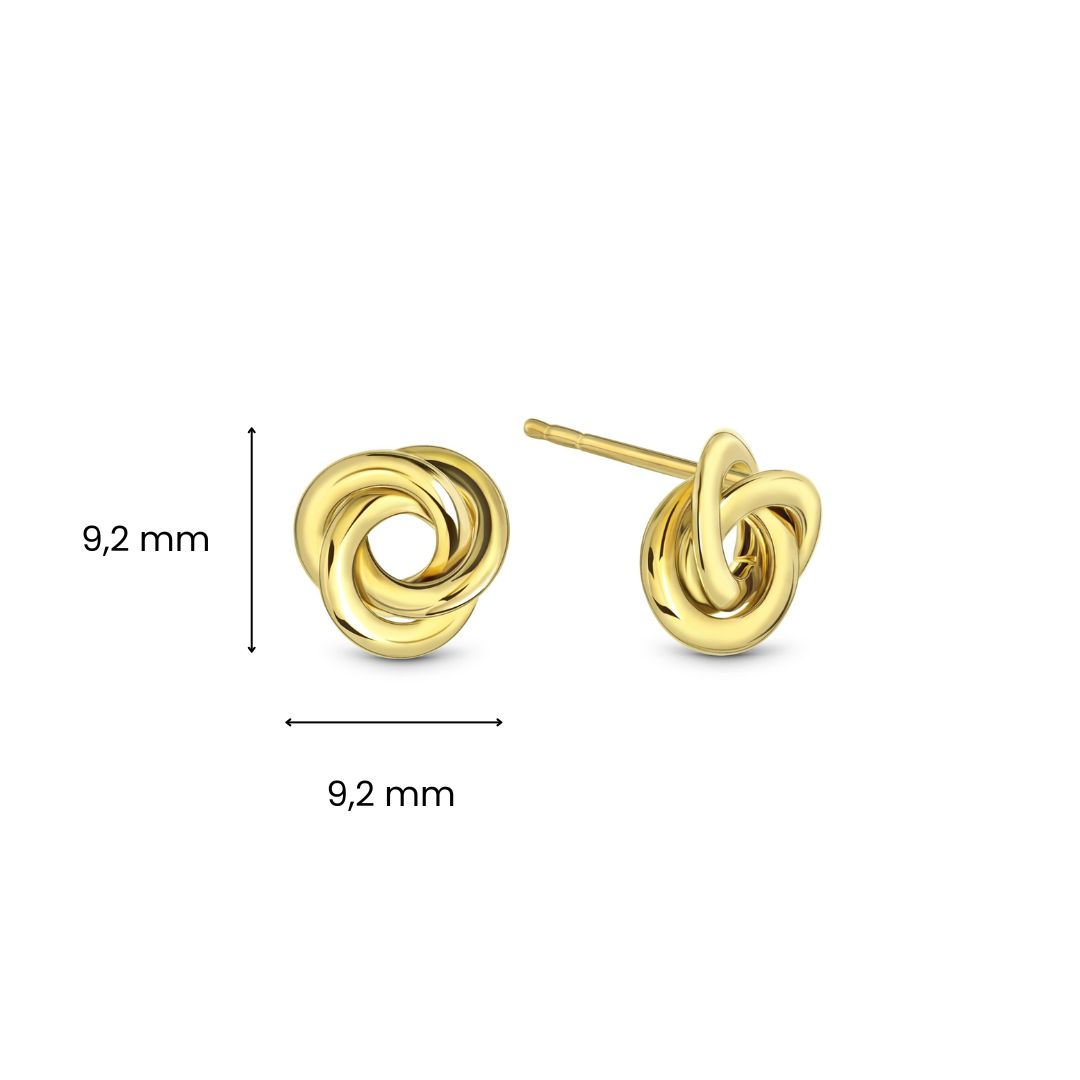 Geelgouden oorbellen E122-X3NHOE9700-Y