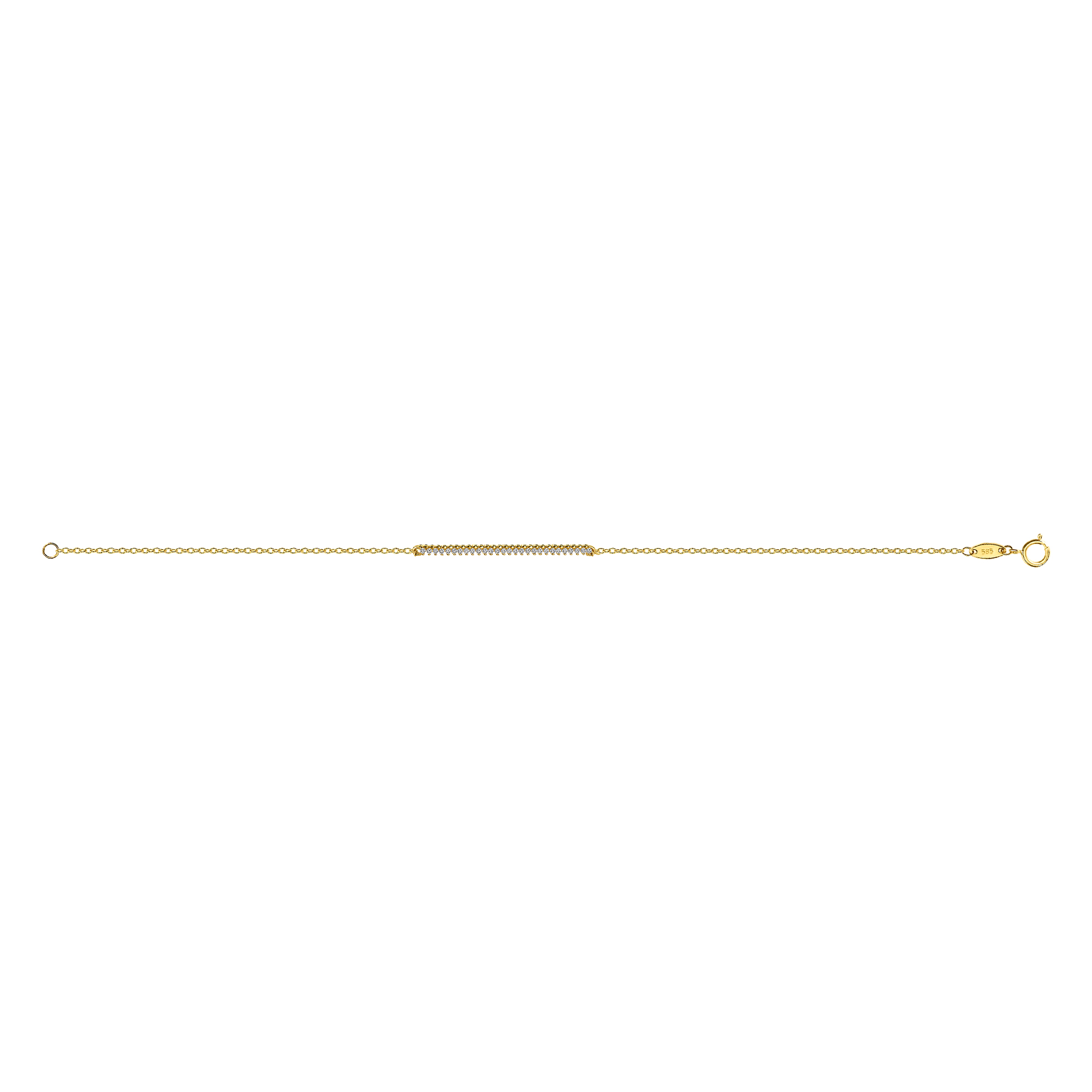 Geelgouden armband 7B1483-FCZ-Y