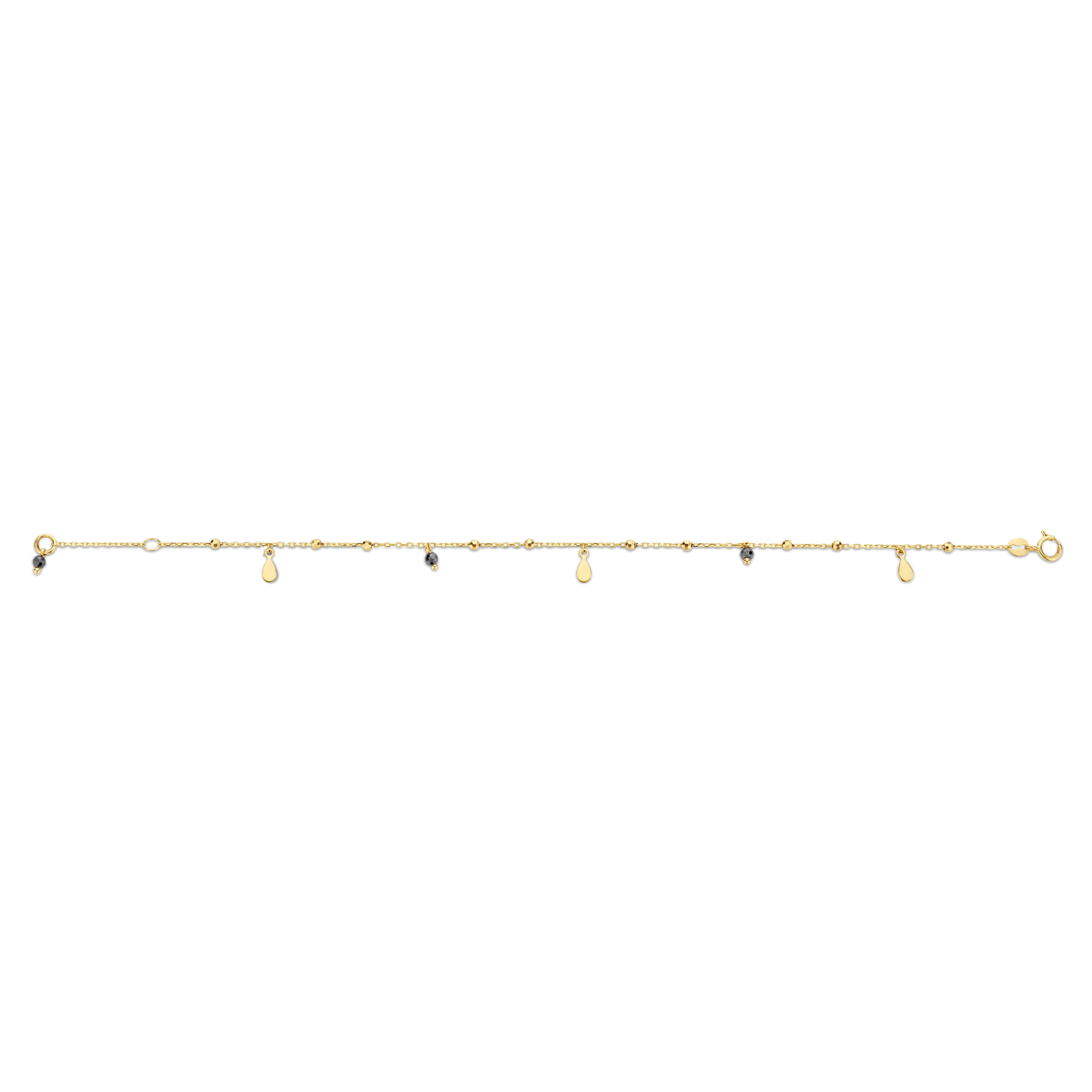 Geelgouden bedelarmband 6B0938