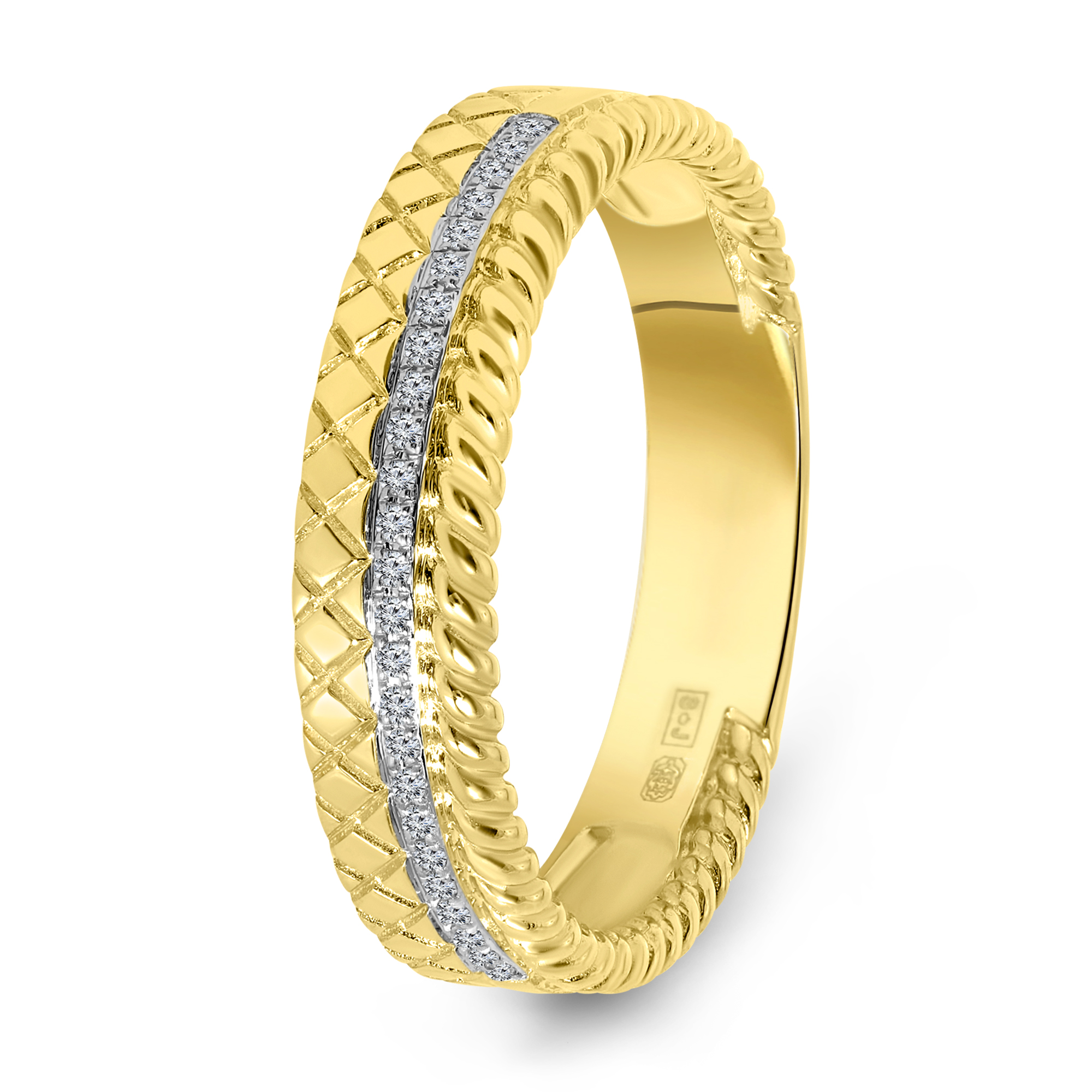 Geelgouden ring met diamant GH56002ASD-Y