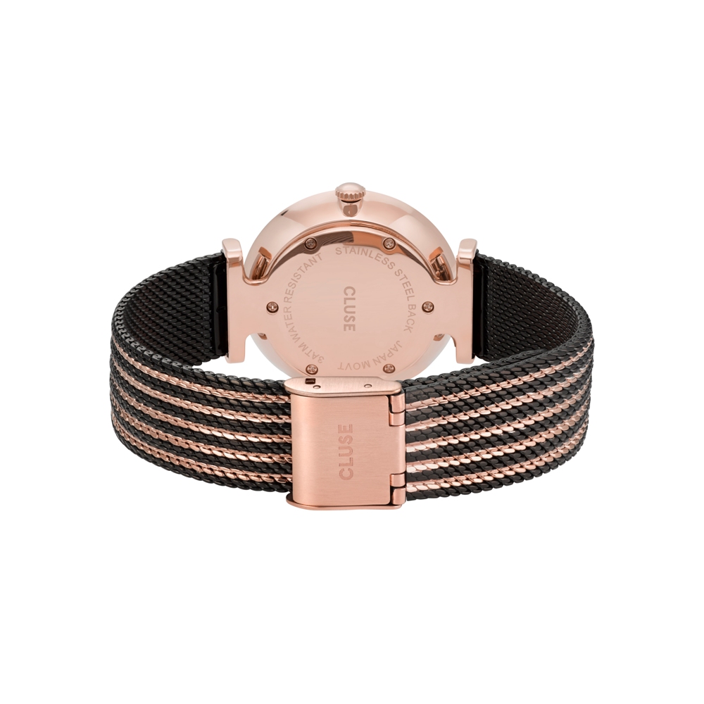 Triomphe Mesh Bicolour Rose Gold Black/Black