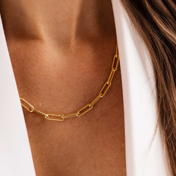 Schakelketting gold plated - N1098Y