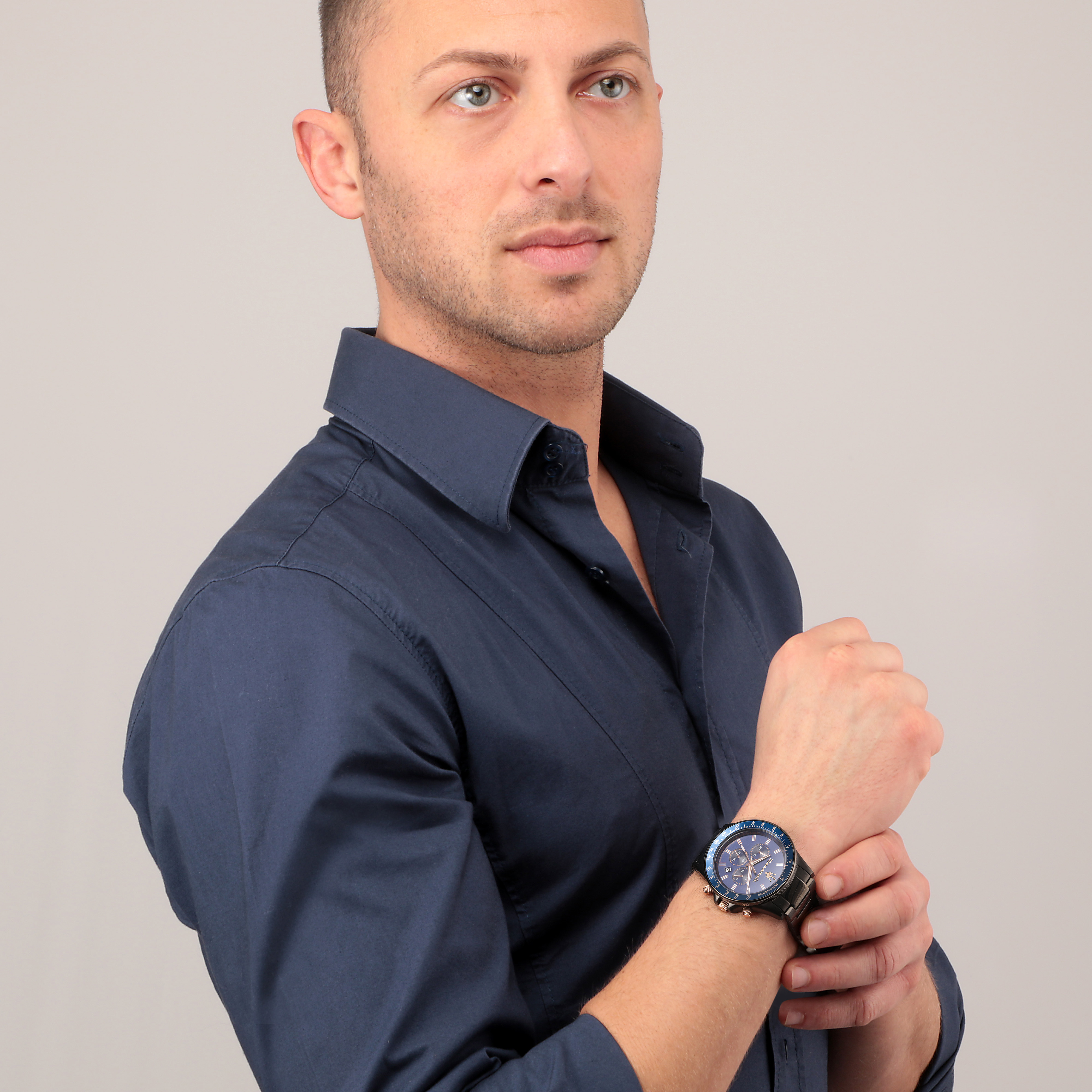 Herenhorloge Sfida Chronograph Blue - R8873640001