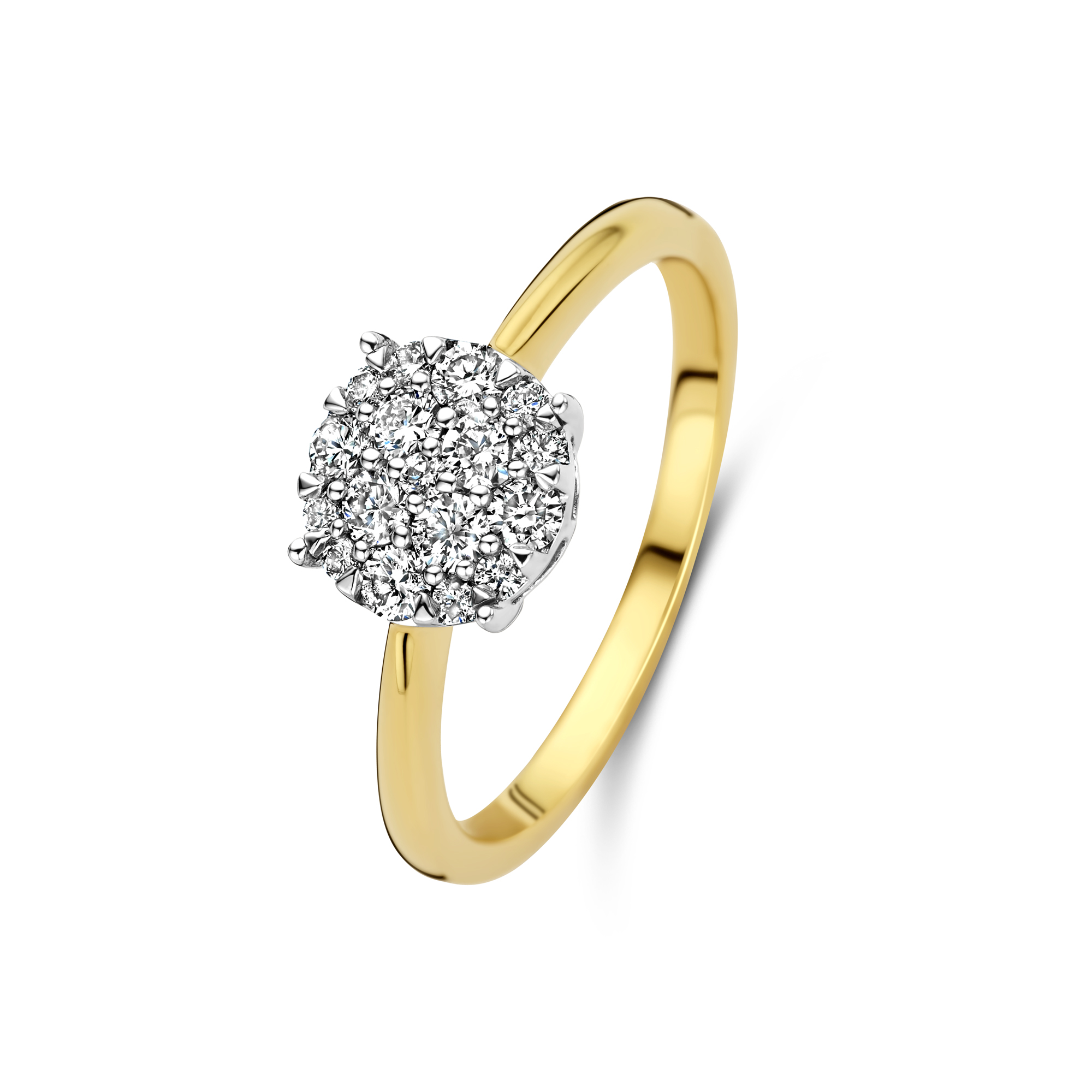 Geelgouden ring met diamant RP-19978