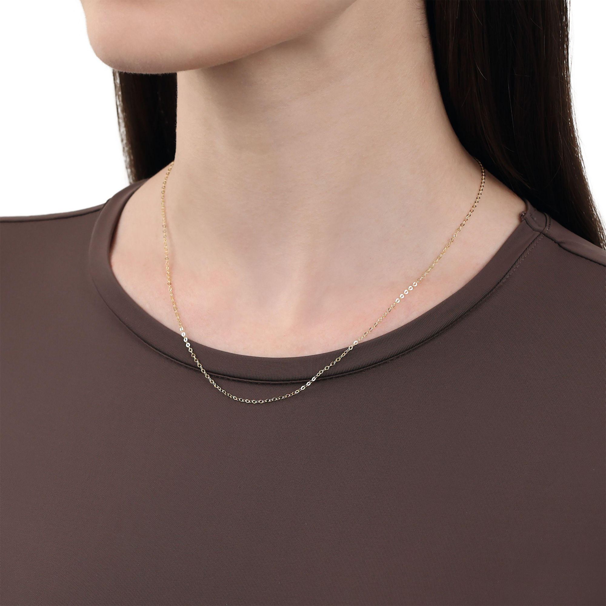 Geelgouden Anker Schakelketting - 2020094