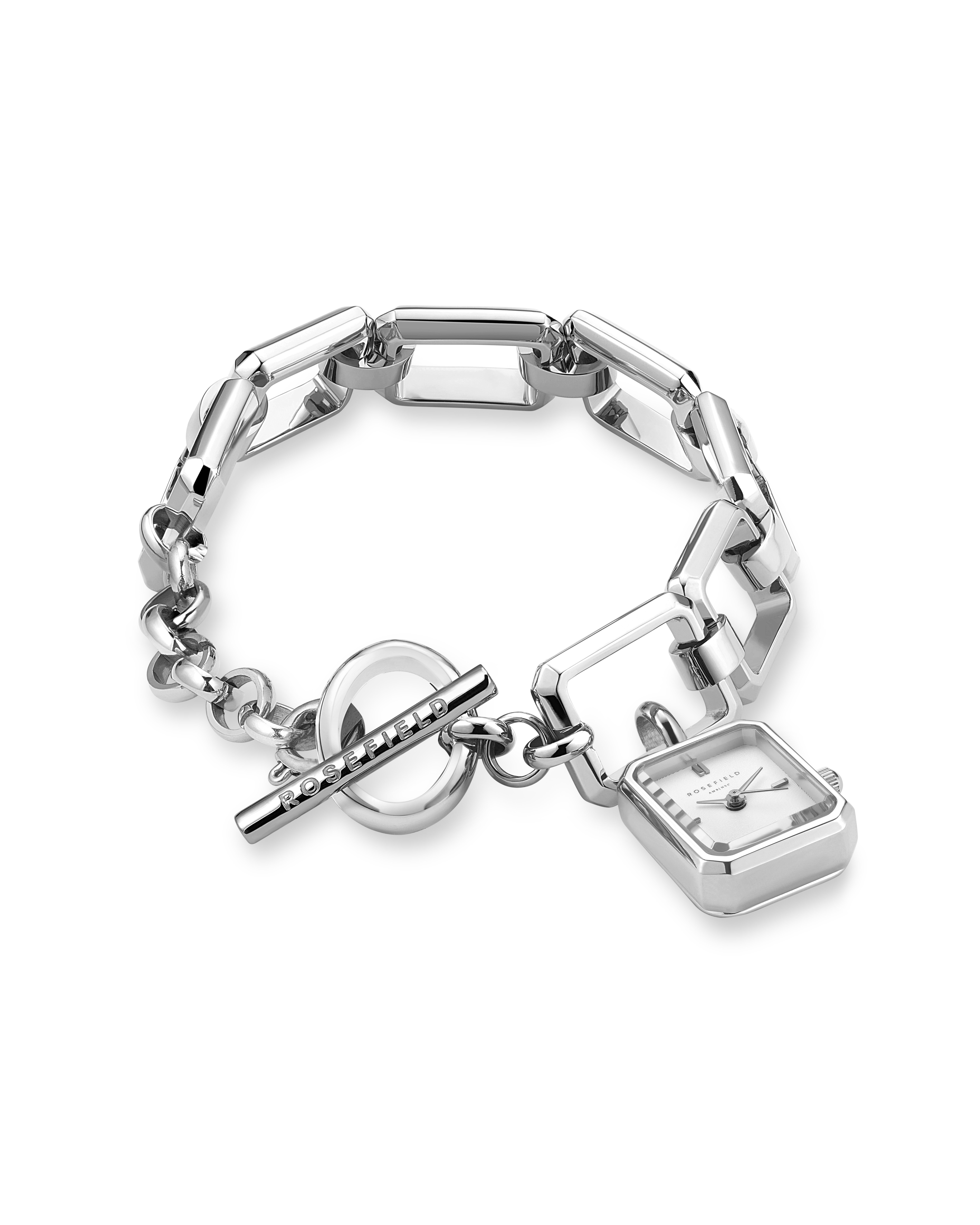 The Octagon Charm Chain Silver SWSSS-O53
