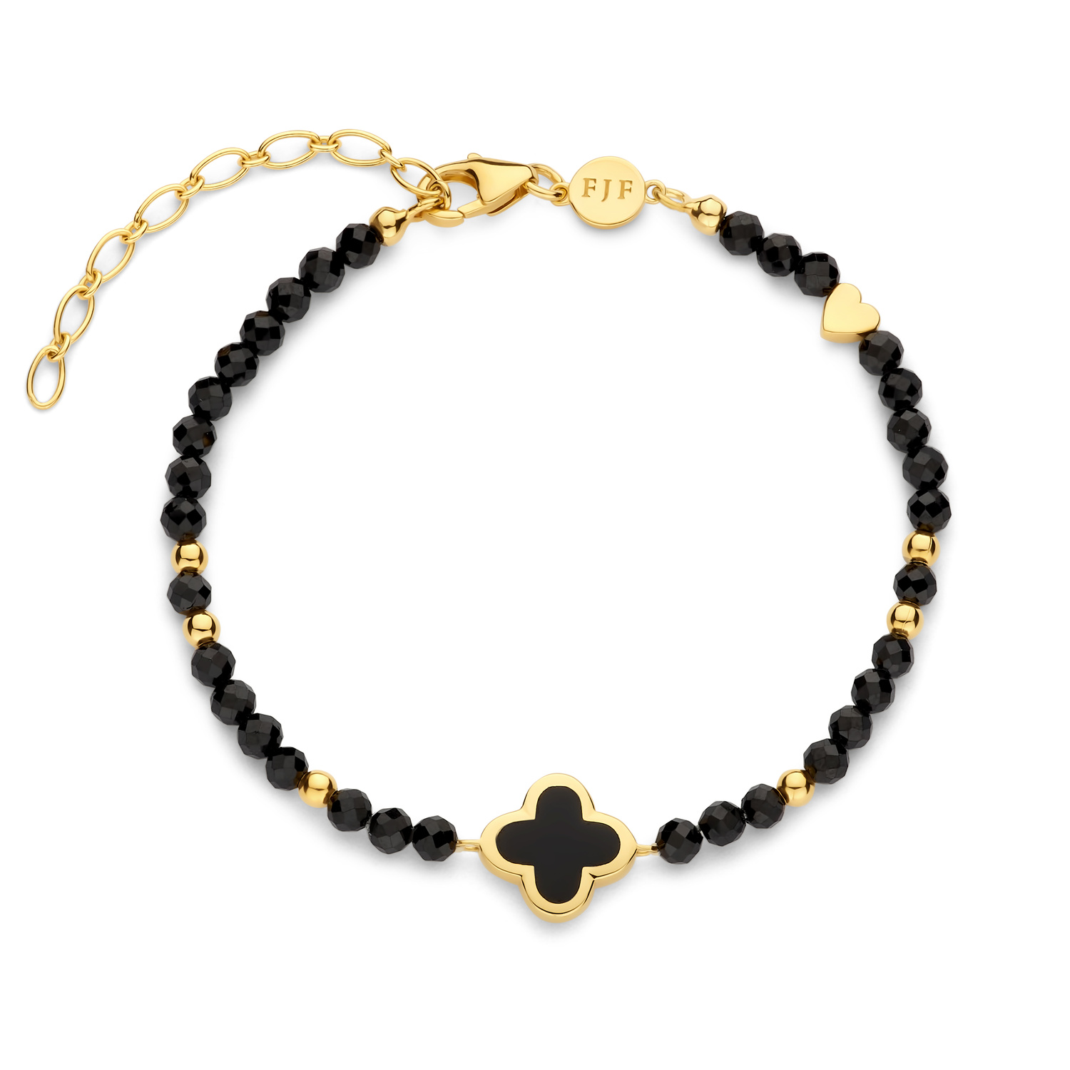 Kralenarmband Bloom Black Spinel - FJF0050041YOX