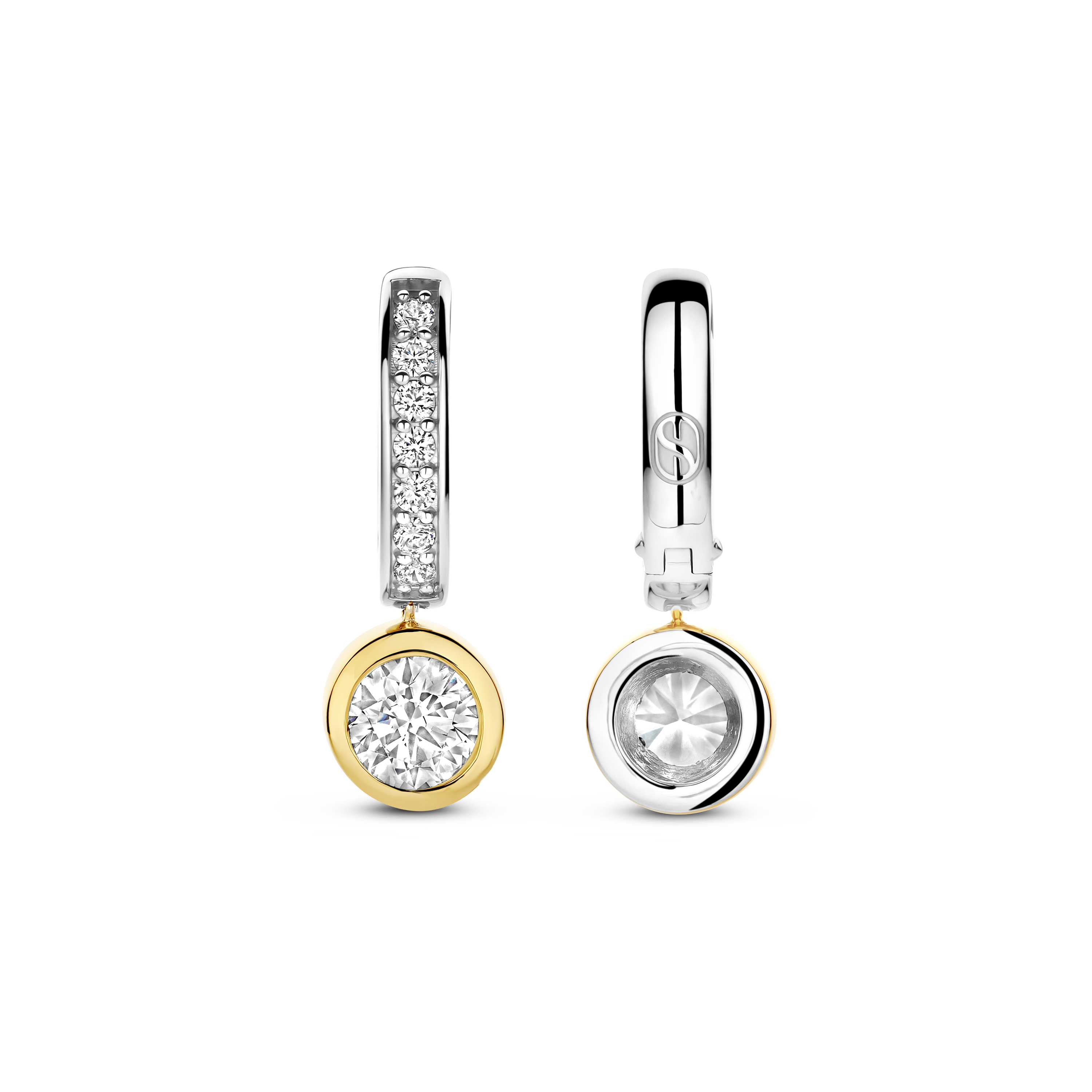 Oorringen met zirkonia - 78032ZY