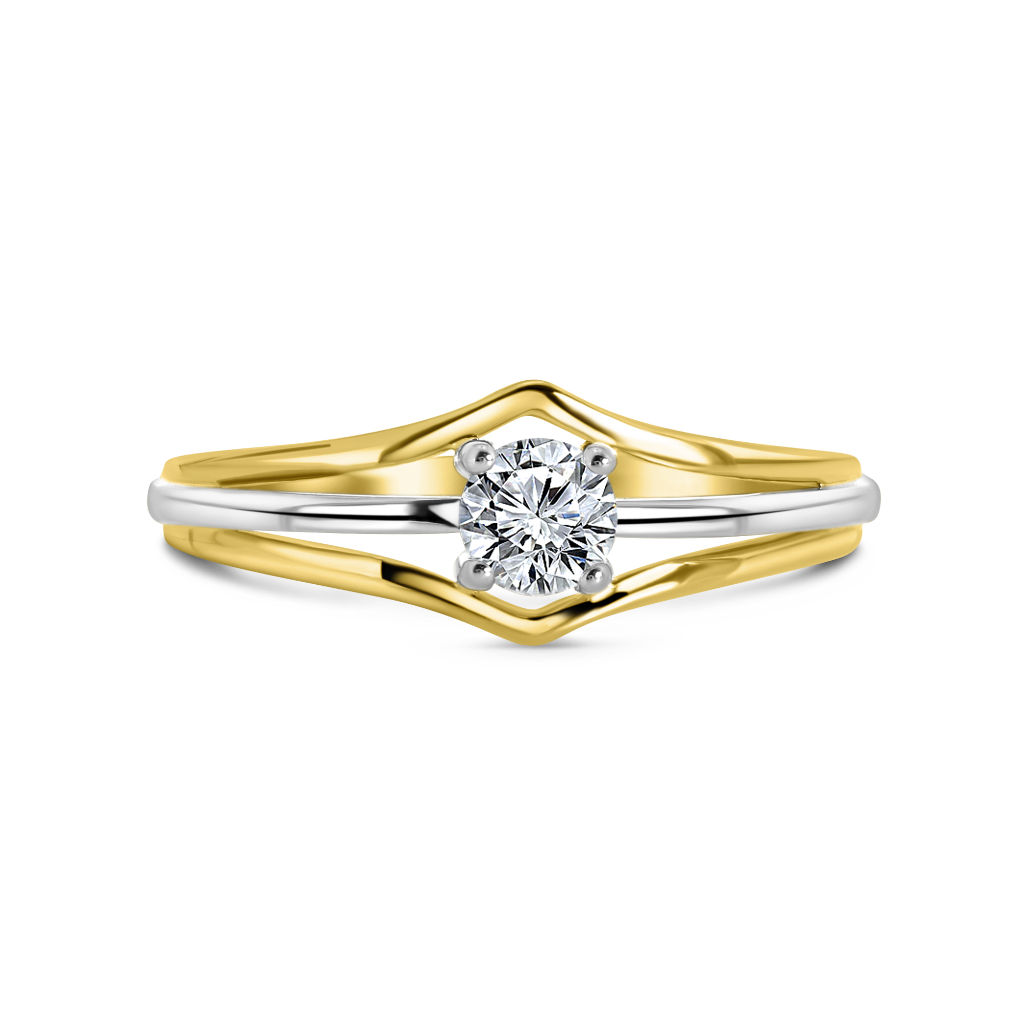 Gouden ring met zirkonia 59277Z-Y