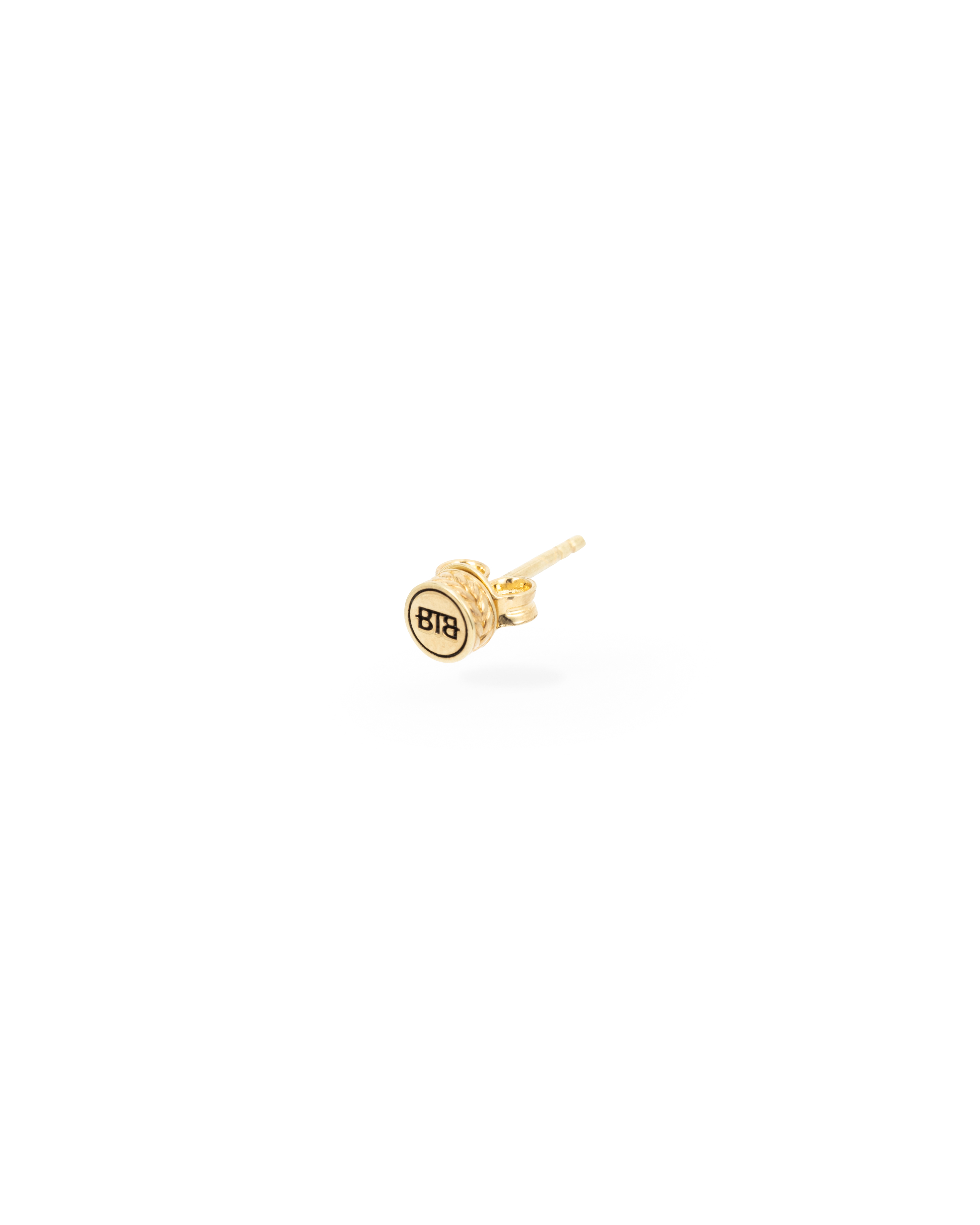 Oorknop Barbara gold plated enkel stuk - 417GV