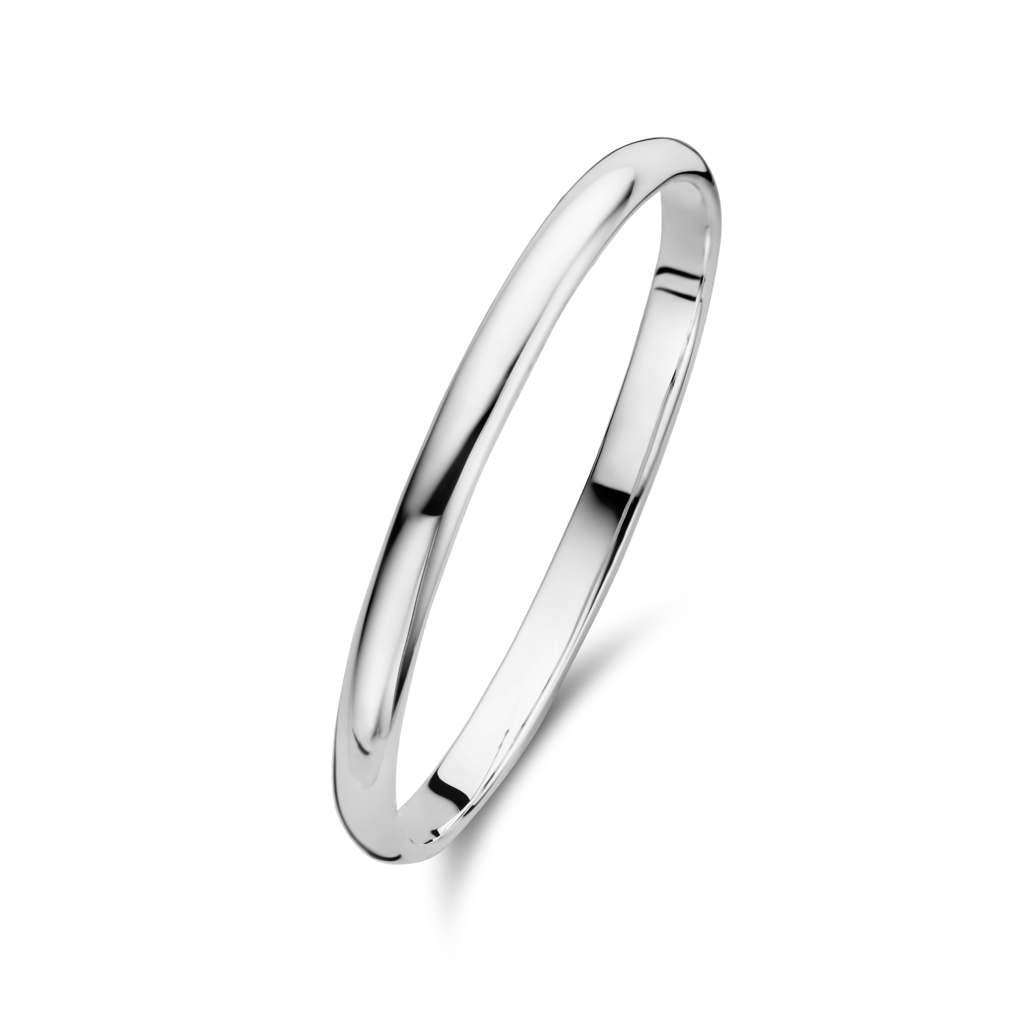 Zilveren ovalen bangle 1041156-6MM