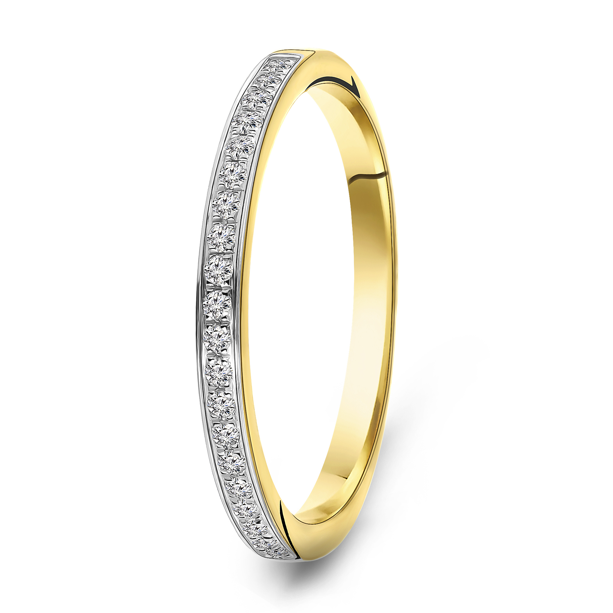 Geelgouden ring met diamant 62921R001