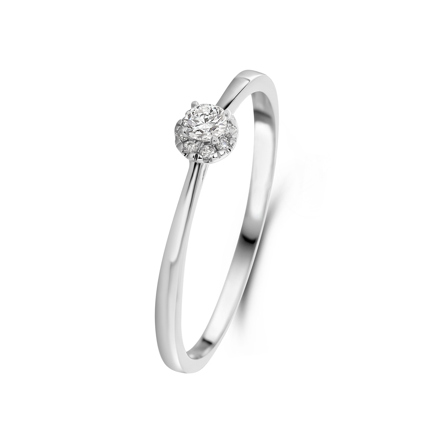 Witgouden ring met diamant R138RG48696-W