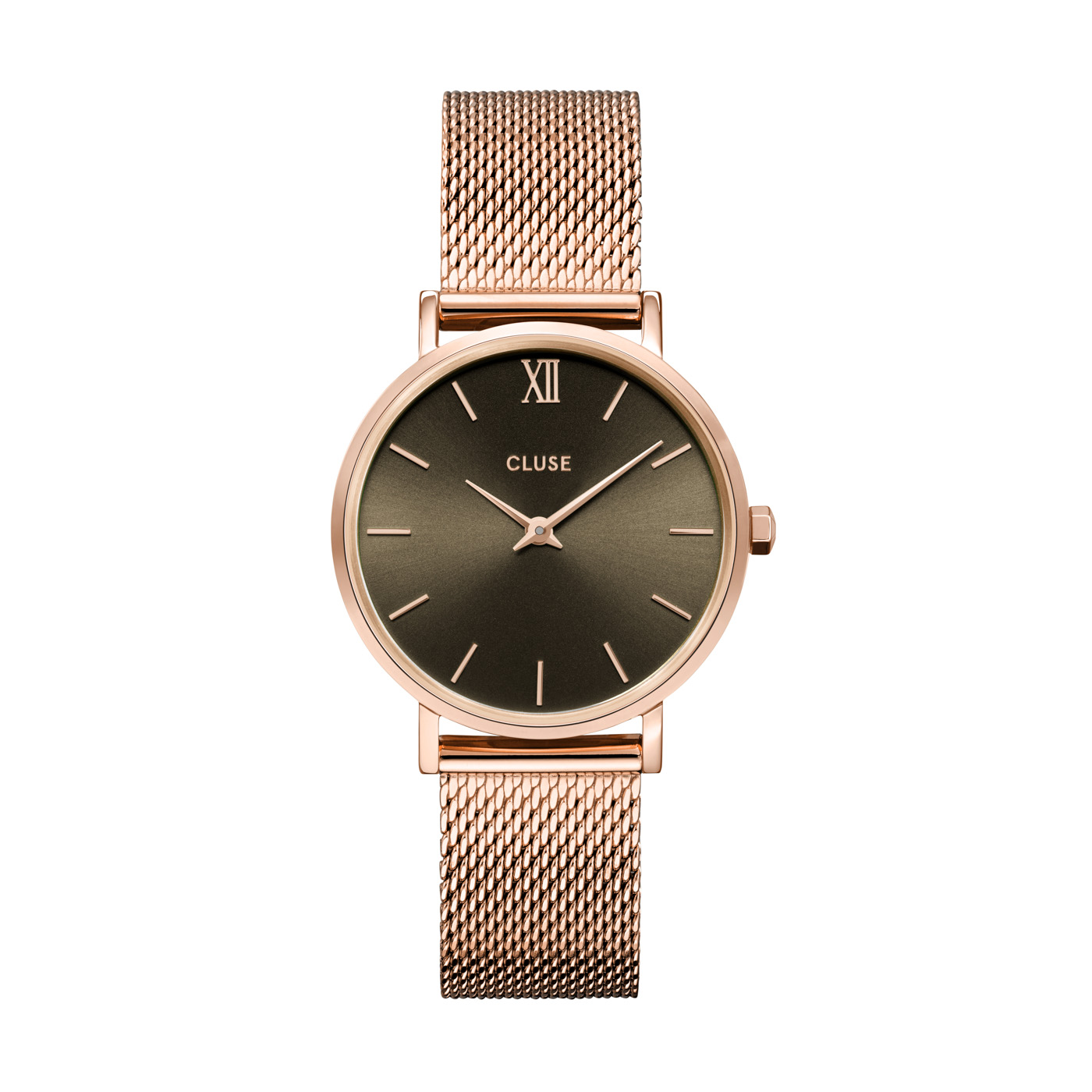 Minuit dameshorloge Mesh Rose Gold CW10207