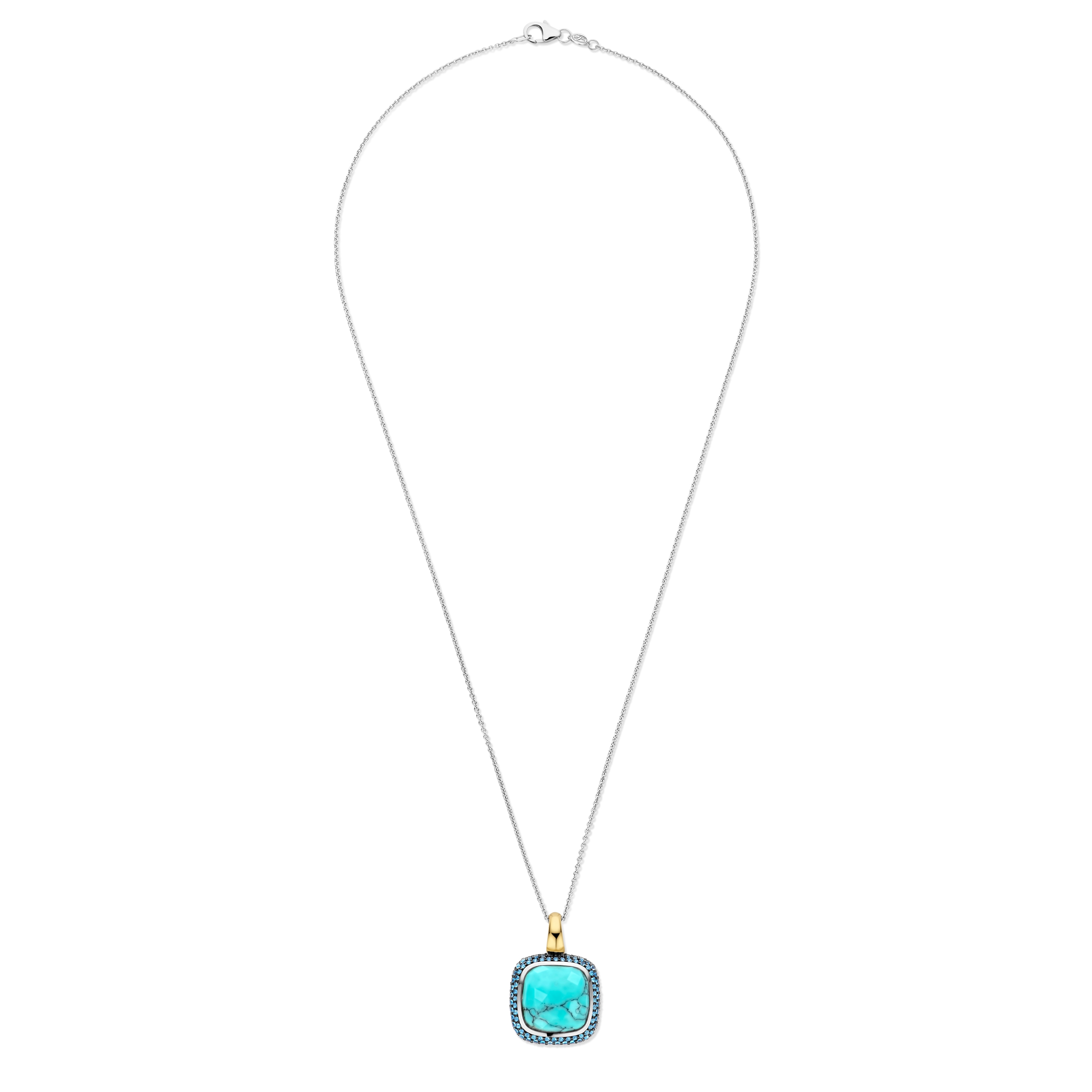 Ketting van gold plated met hanger 6828TQ Ketting van gold plated met hanger 6828TQ