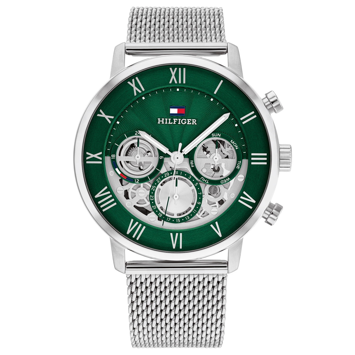 Herenhorloge Legend Zilverkleurig / Groen 44 mm TH1710567