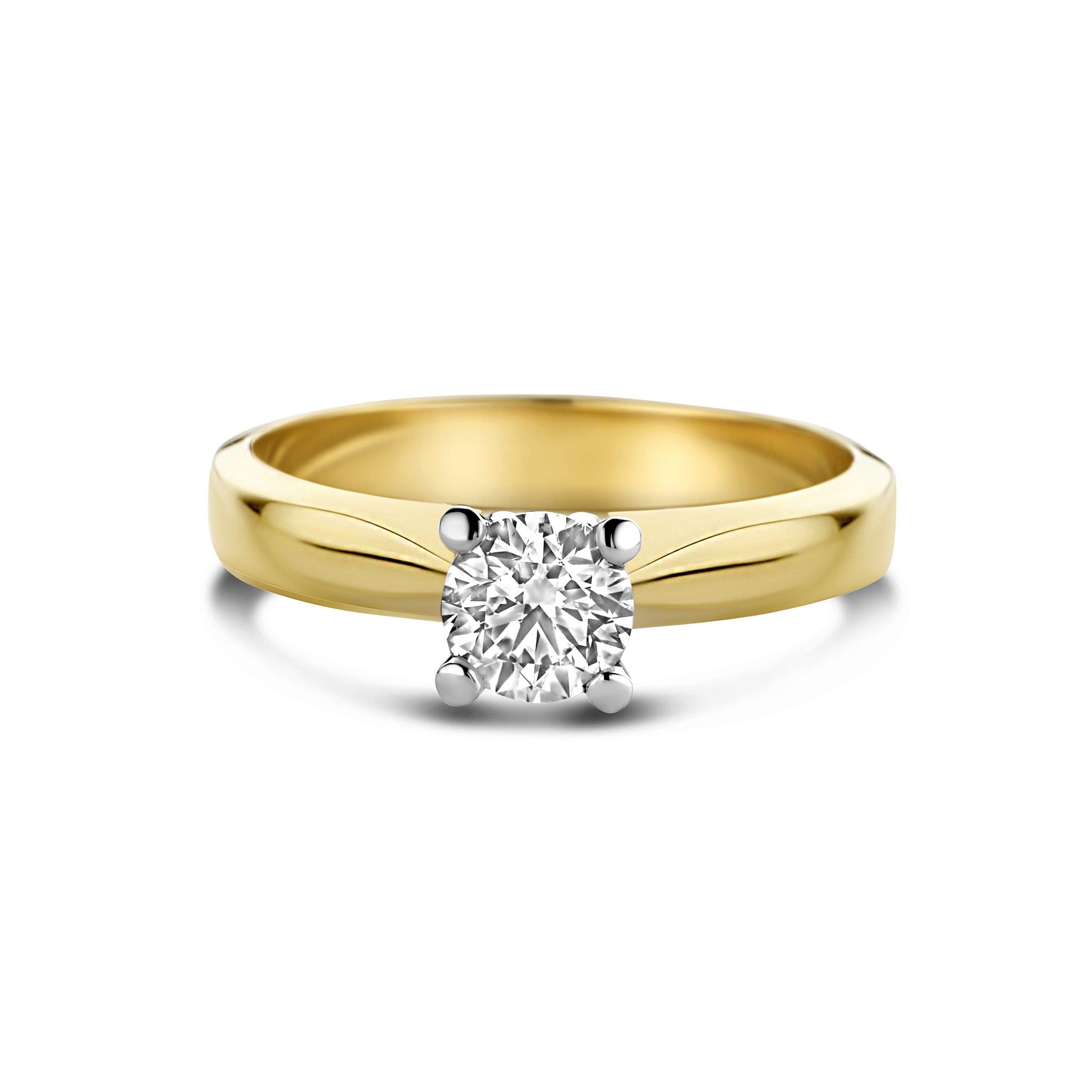 Diamanten solitair damesring 0.70 ct R394-SOL-M123-070-G1