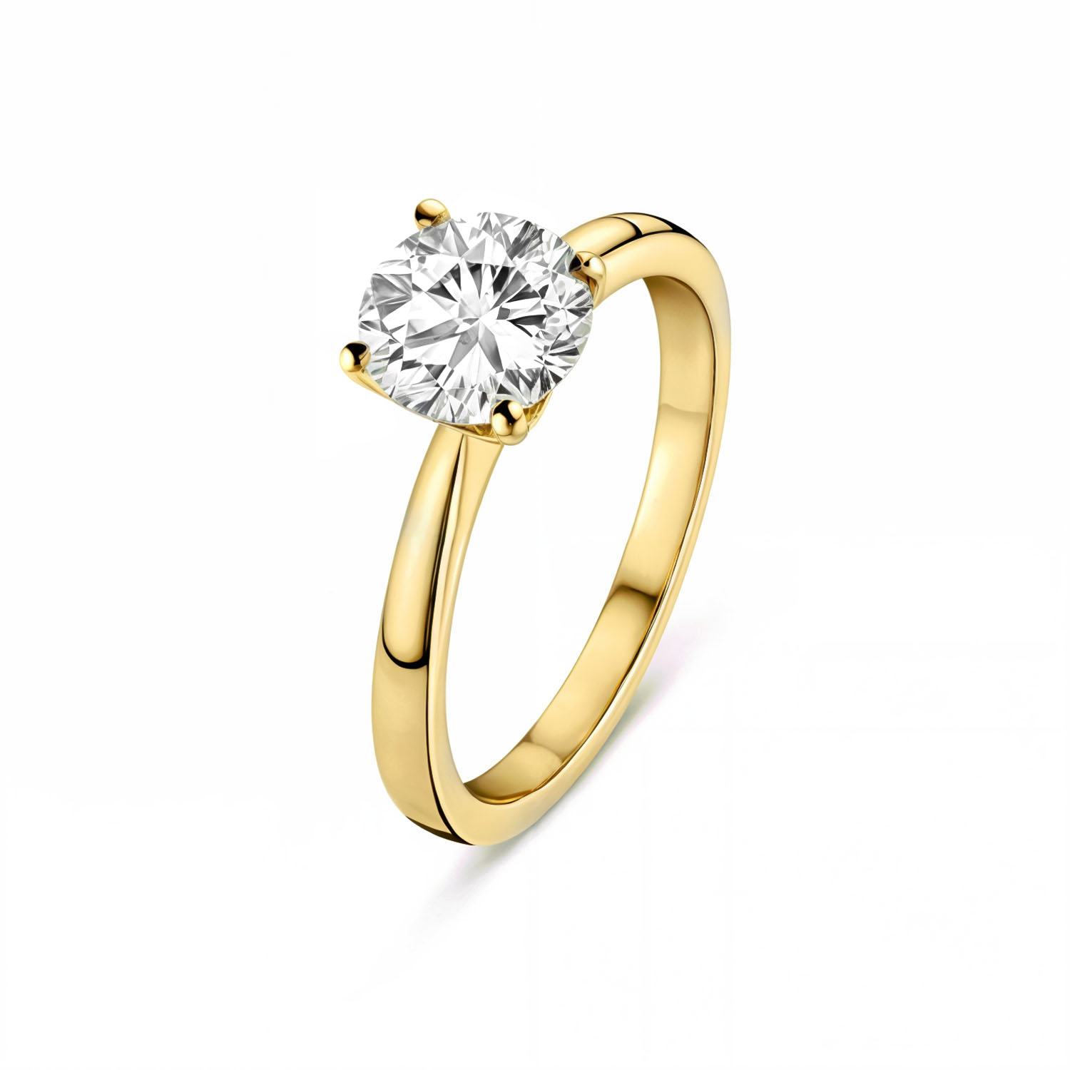 Geelgouden ring met Lab grown diamant R159-R24KA0504-LG-150-Y