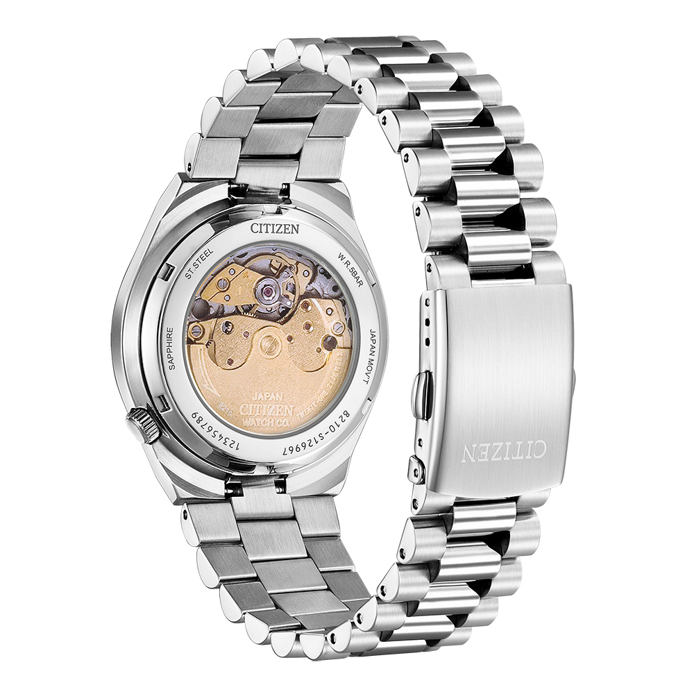 Stalen automatisch heren horloge donkerblauw W235-NJ0151-88L Stalen automatisch heren horloge donkerblauw W235-NJ0151-88L