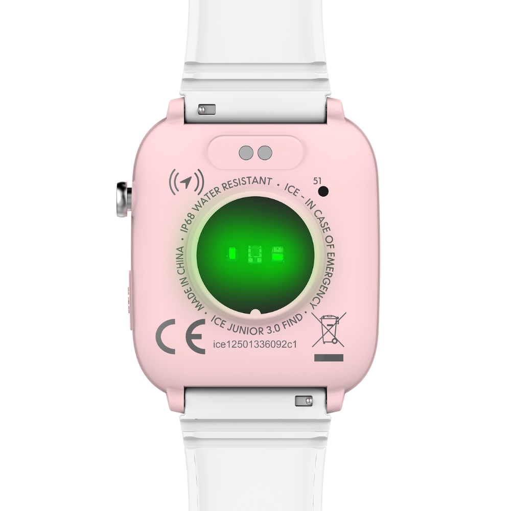 Smartwatch ICE Smart Junior 3.0 Find My - Pink White - 024549