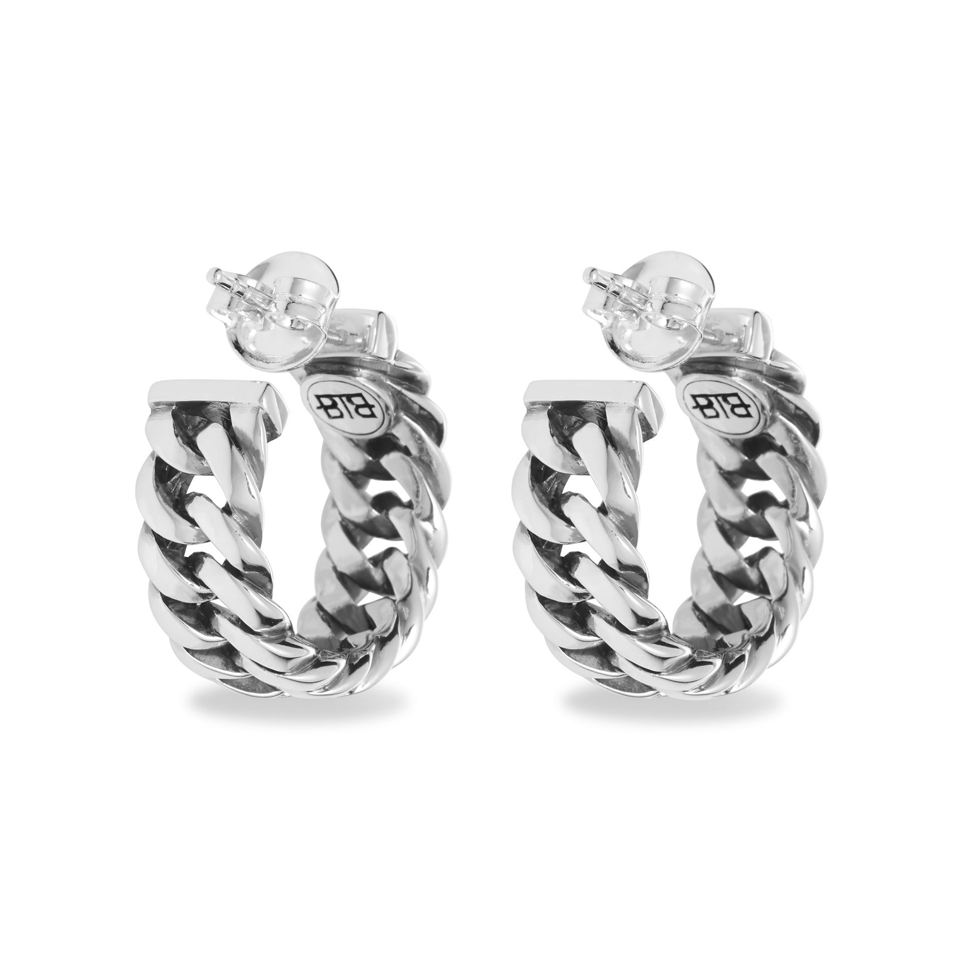 Oorbellen Chain van sterling zilver 432