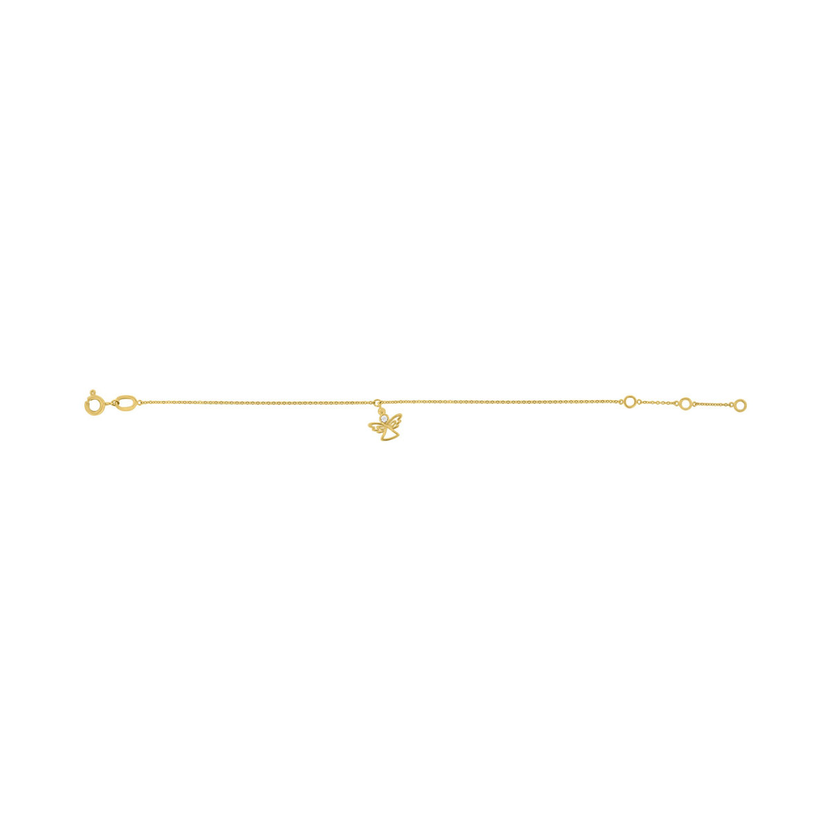 Geelgouden armband met engel 59019Z-Y