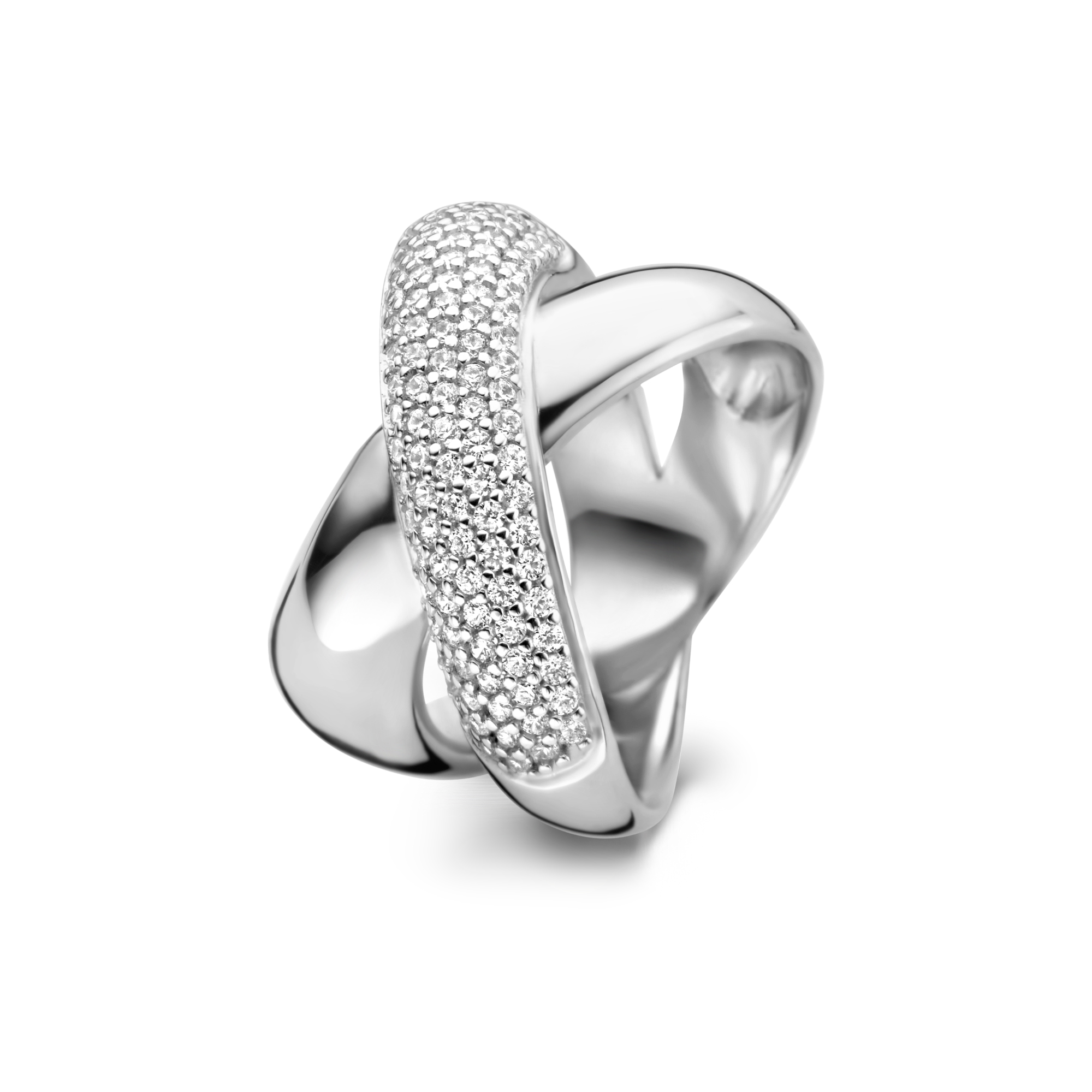 Sterling Zilveren ring met zirkonia TCR19131M