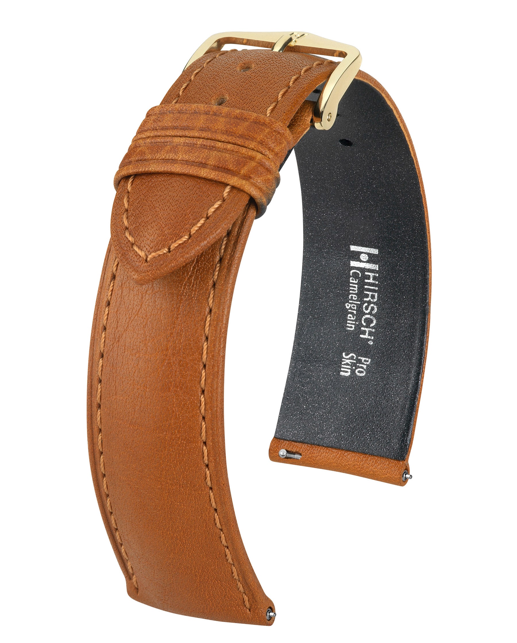 Horlogeband Camelgrain L van leer 22 mm 01009010-2