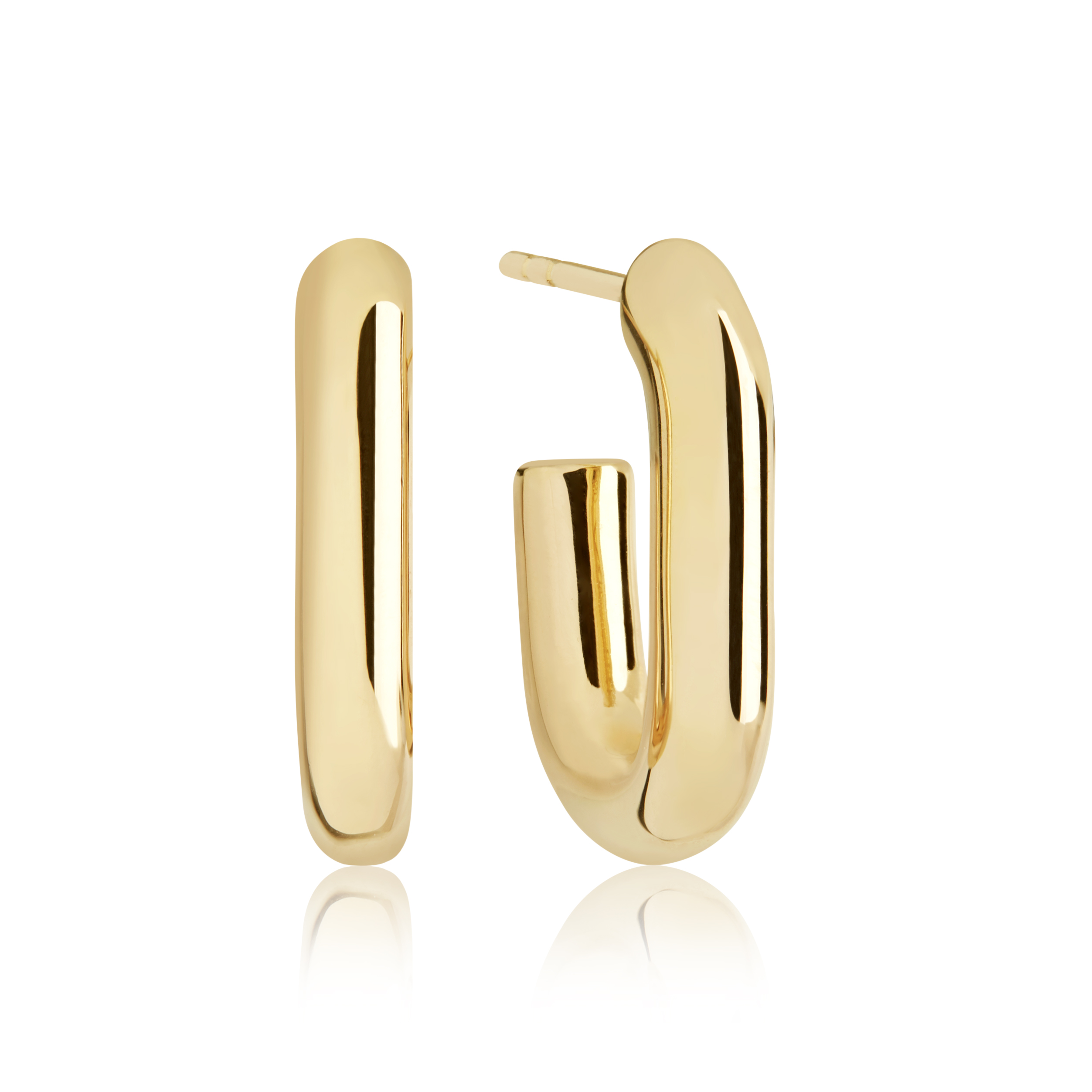 Oorhangers Capri Piccolo Pianura gold plated - SJ-E62008-SG