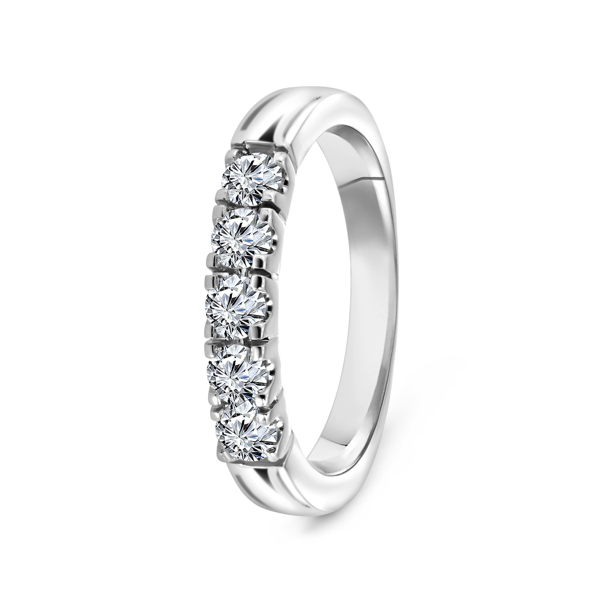 Witgouden ring met diamanten R138-RG75173-W