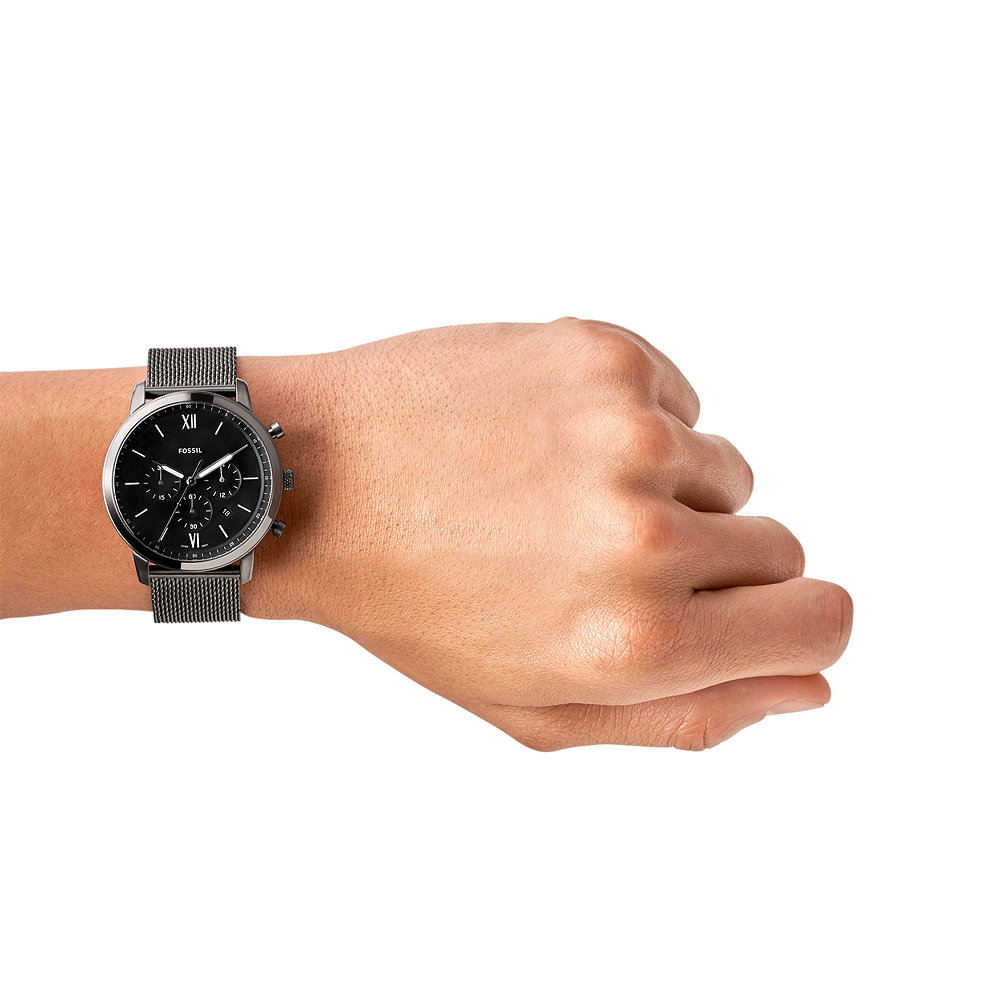 Zwart herenhorloge met chronograaf Neutra FS5699