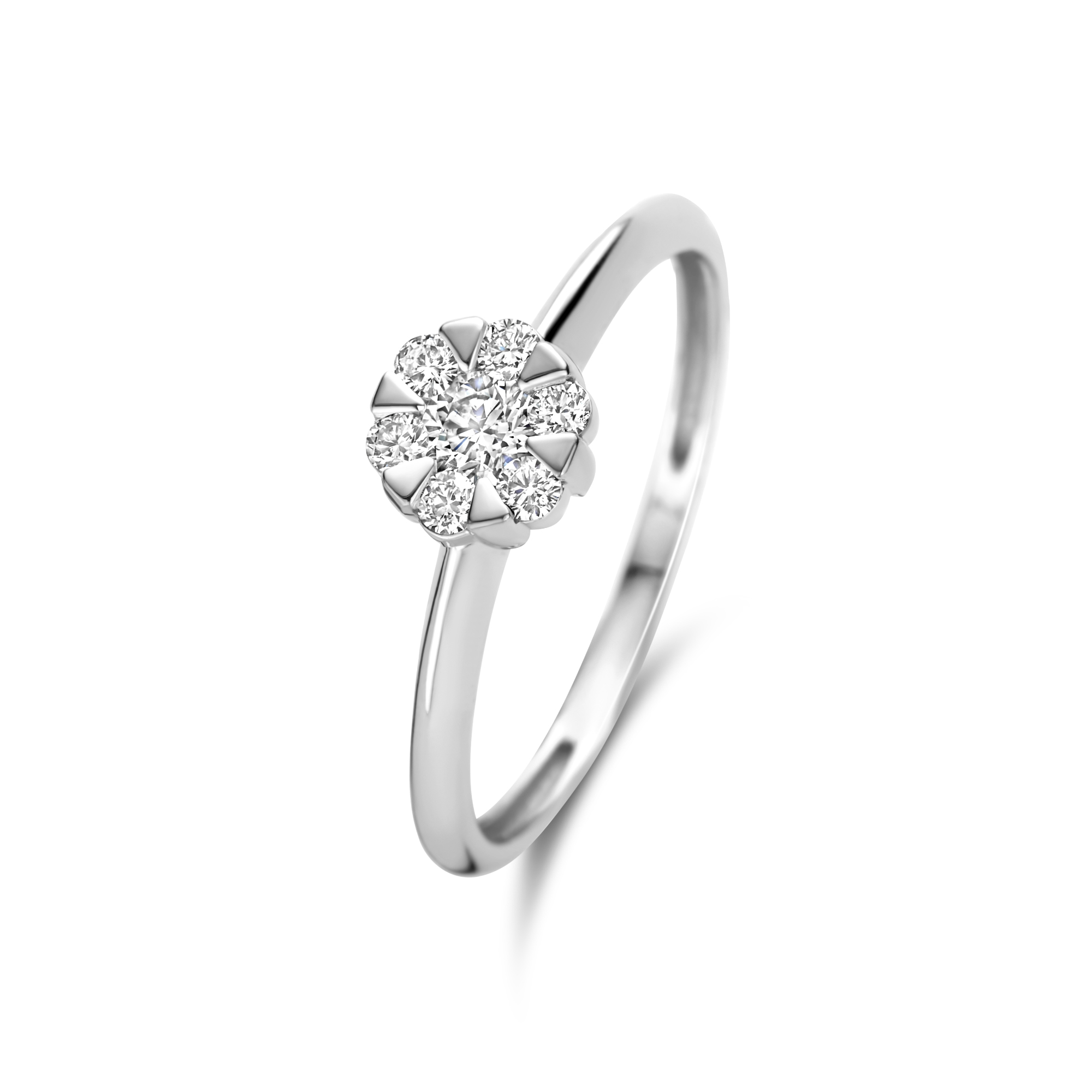 Witgouden ring met lab grown diamant R01-L-MLN35737