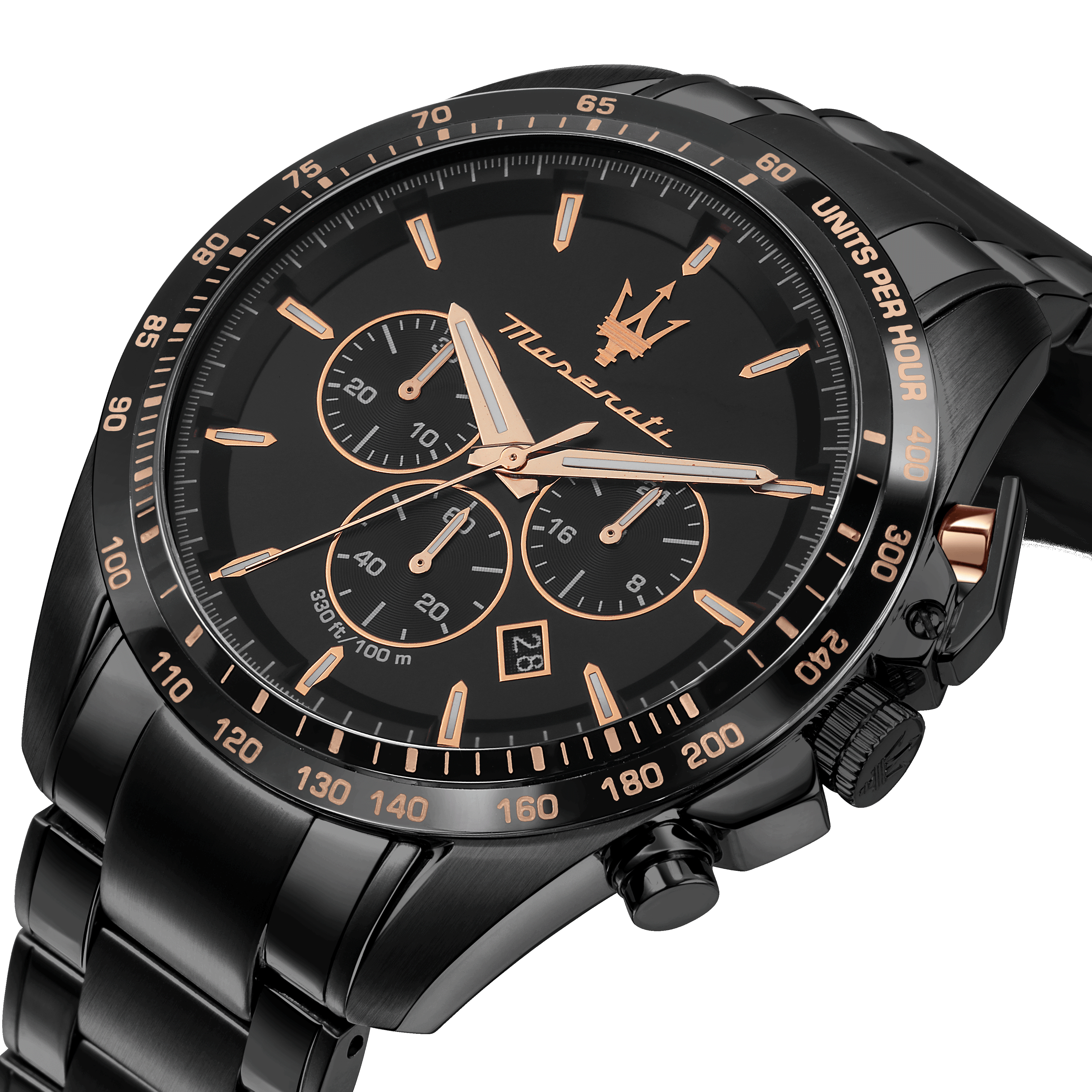 Herenhorloge Traguardo Chronograph Black - R8873612048