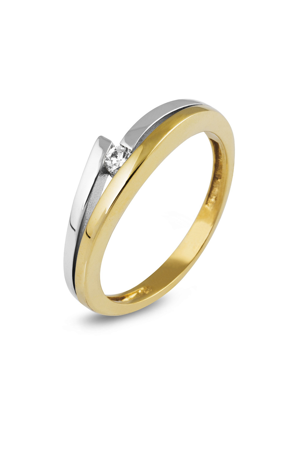 Gouden ring met zirkonia VCR203070FCZ