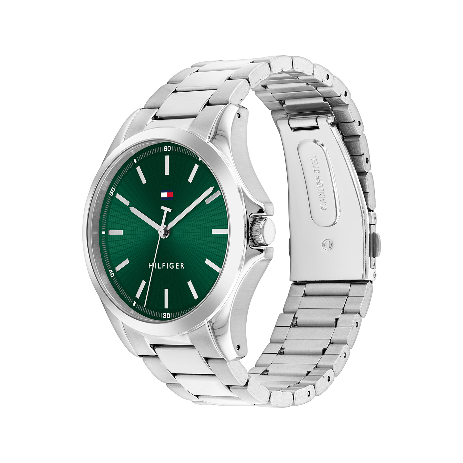 Herenhorloge Bruce Zilver/Groen - TH1710672