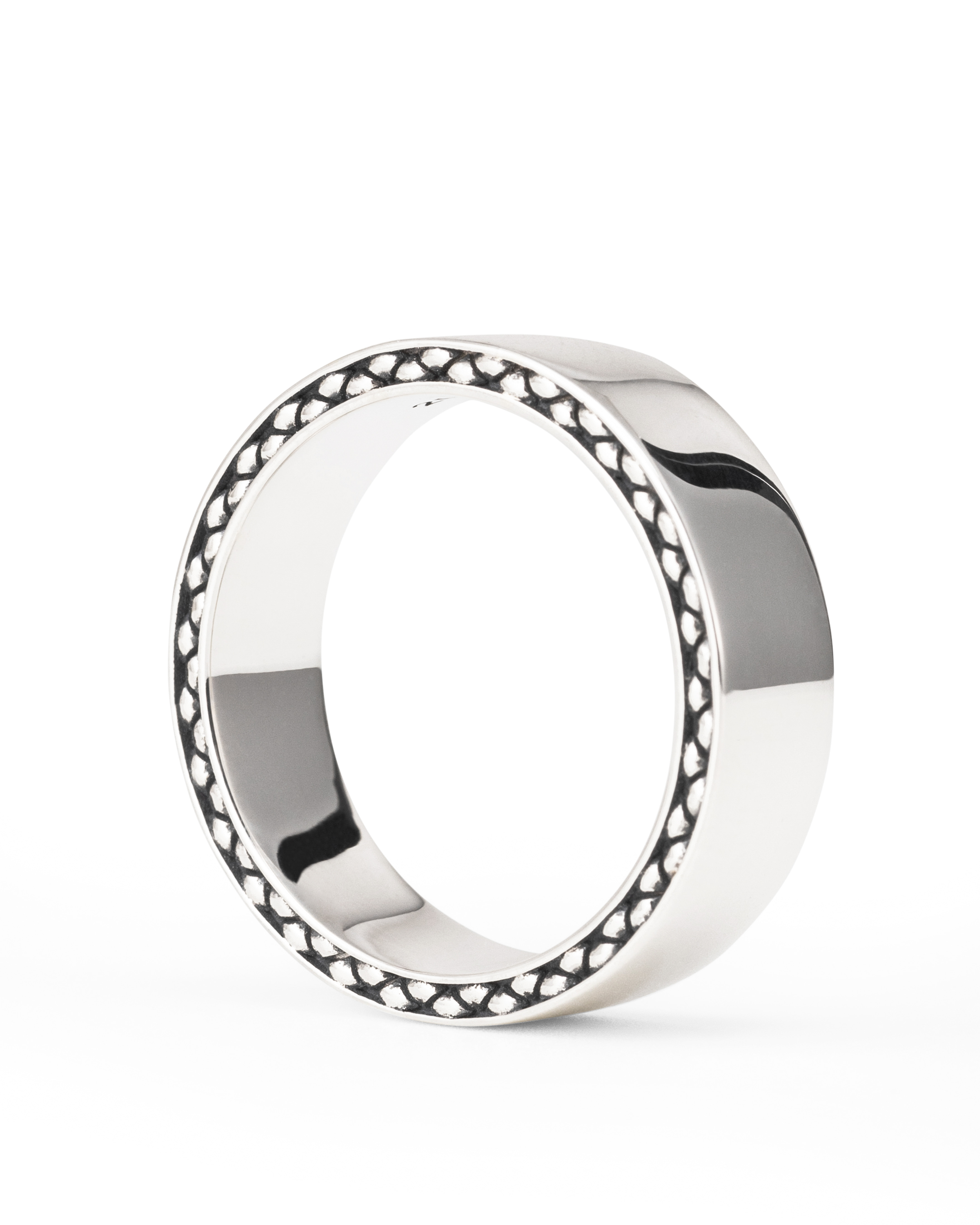 Ring George Smooth van sterling zilver 344