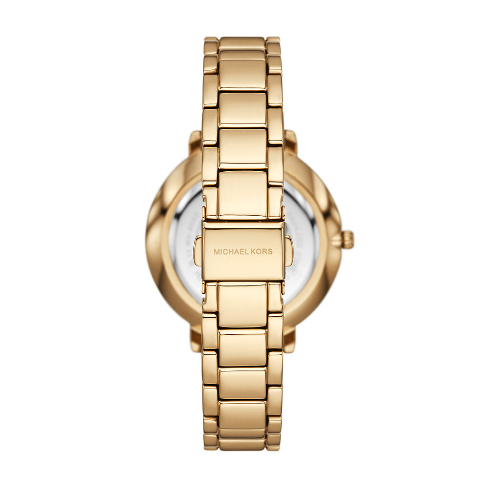 Pyper Goudkleurig Metaallegering Horloge met Drie Wijzers