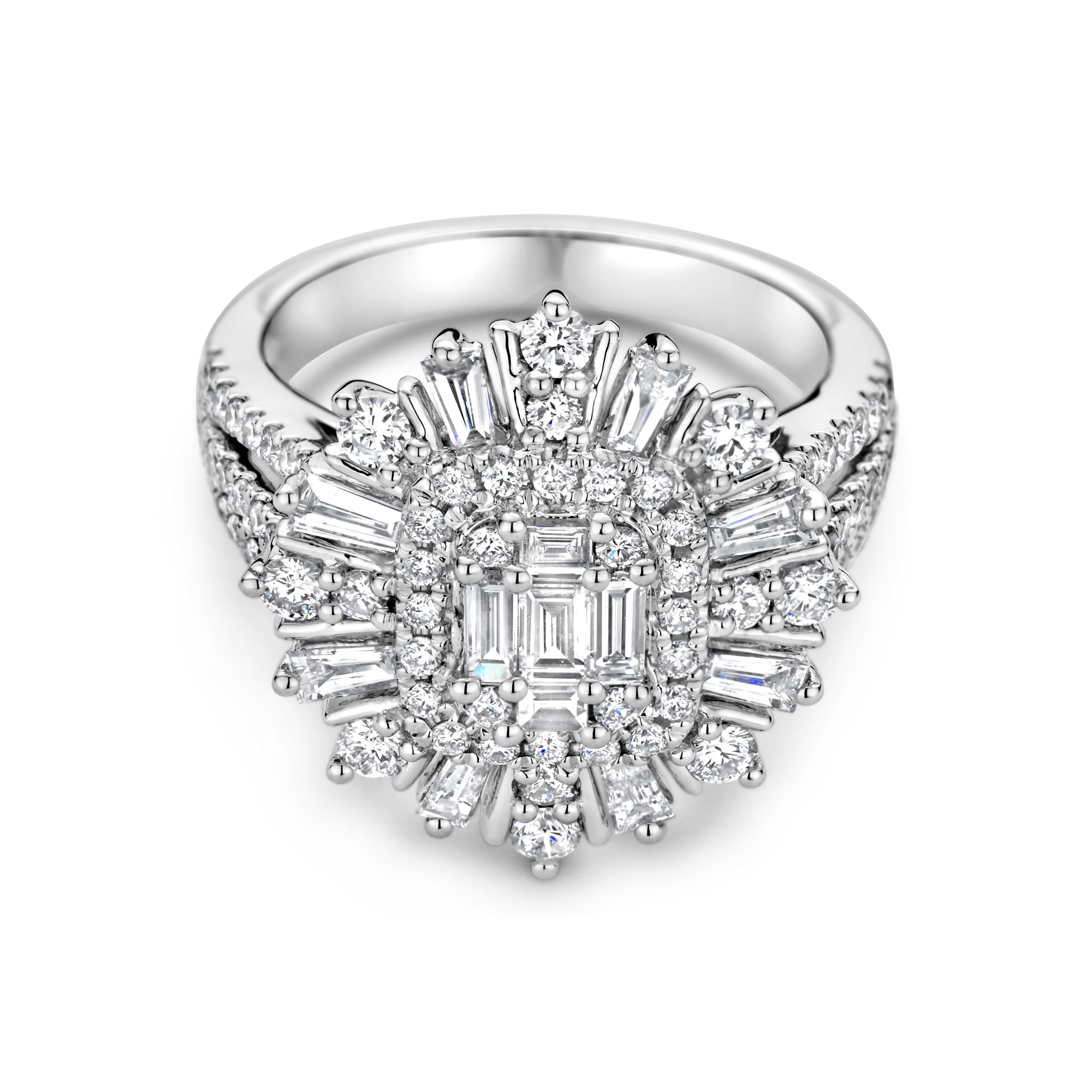 Witgouden ring met diamant R479-KA035602R-W