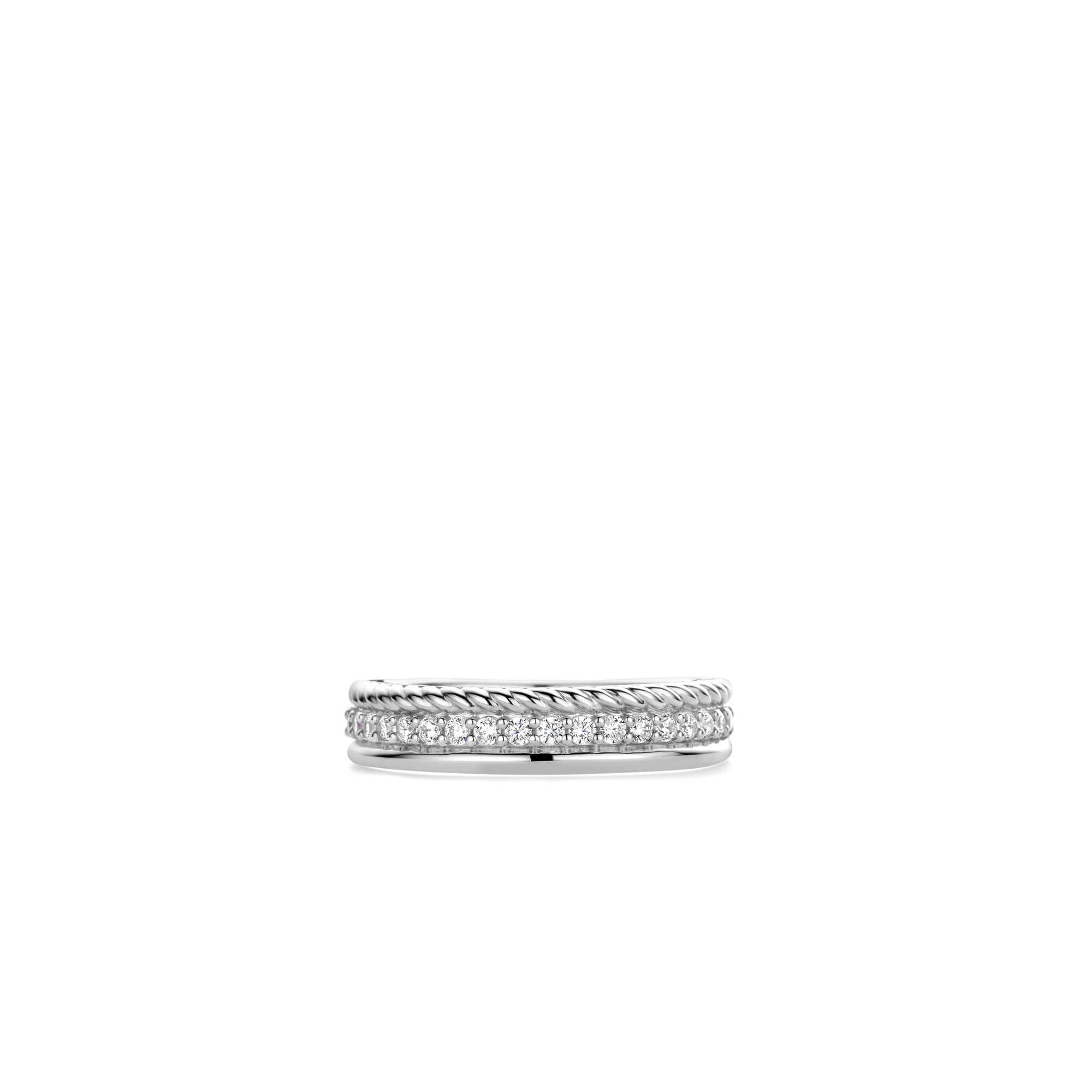 Ring van sterling zilver met zirkonia 12282ZI
