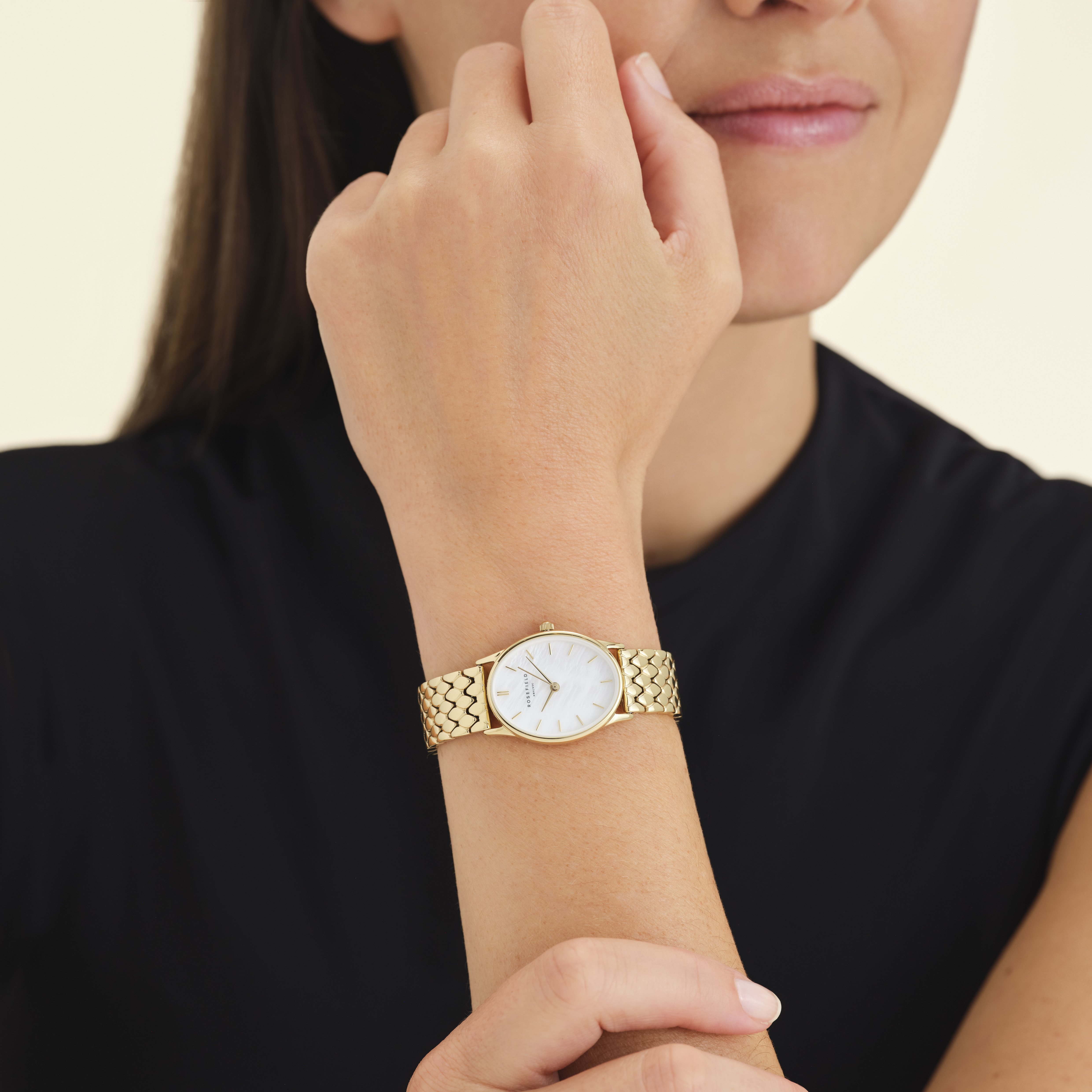 Dameshorloge The Oval White Quartz 24 x 29 mm OWGSG-OV01