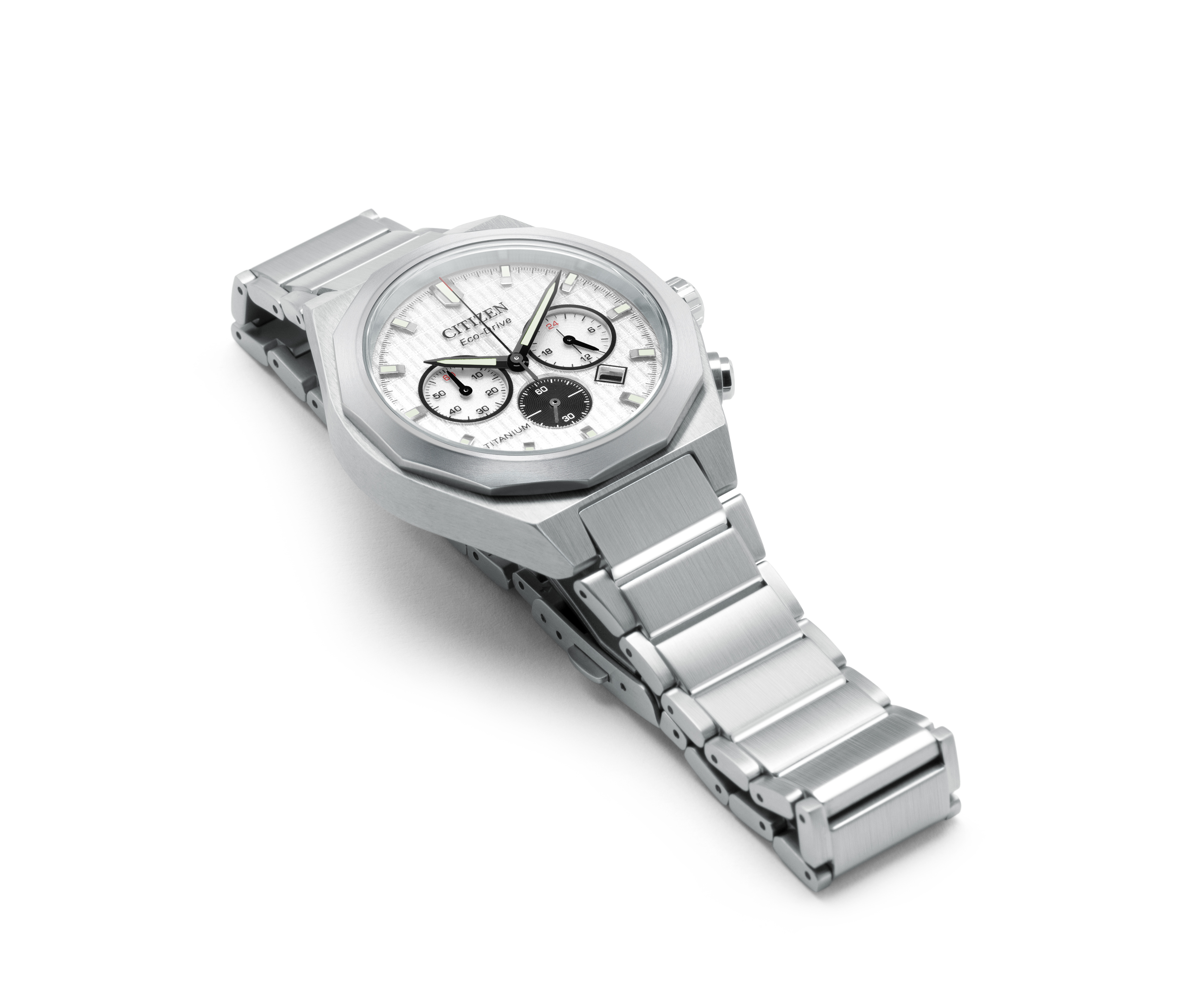 Herenhorloge Super Titanium Zenshin Senkei Wit - CA4690-51A Herenhorloge Super Titanium Zenshin Senkei Wit - CA4690-51A