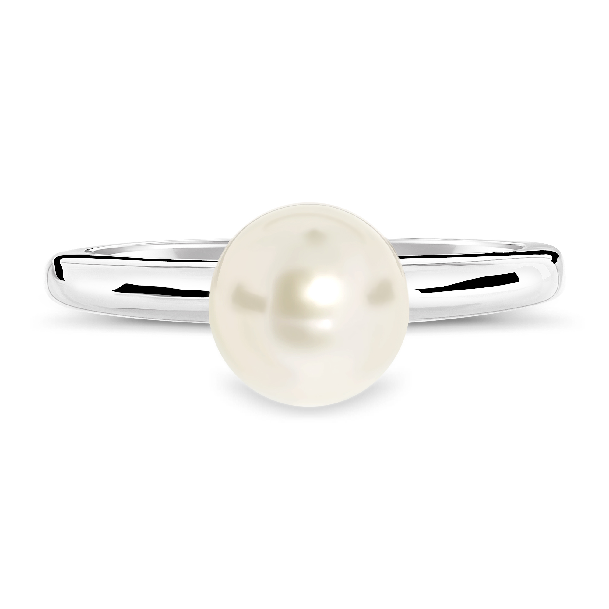Valero Pearls Damen-Ring Silver Collection 925 Sterling Silber Süßwasser-Zuchtperlen Weiß Valero Pearls Damen-Ring Silver Collection 925 Sterling Silber Süßwasser-Zuchtperlen Weiß