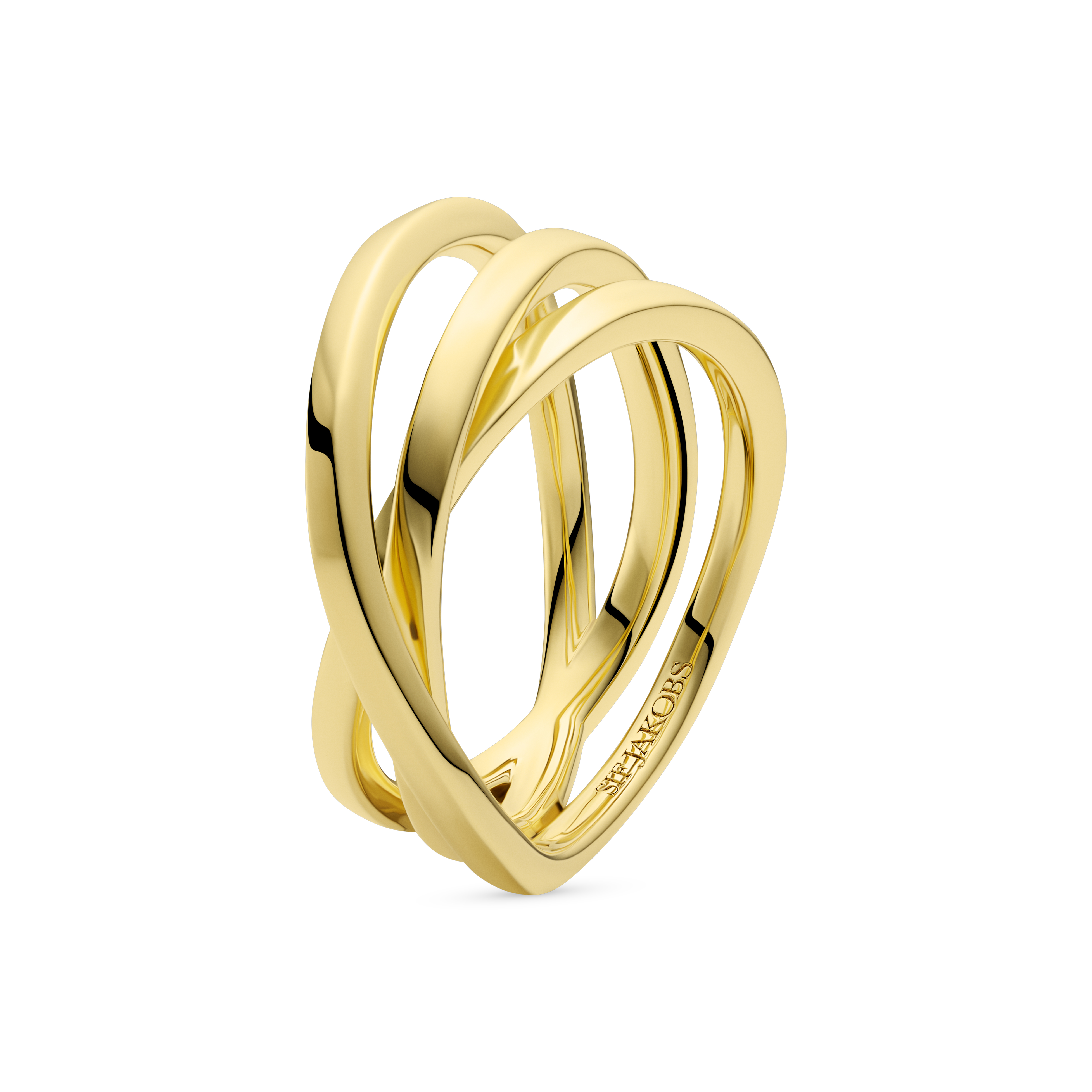 Ring Spirale Pianura gold plated - SJ-R2590-YG